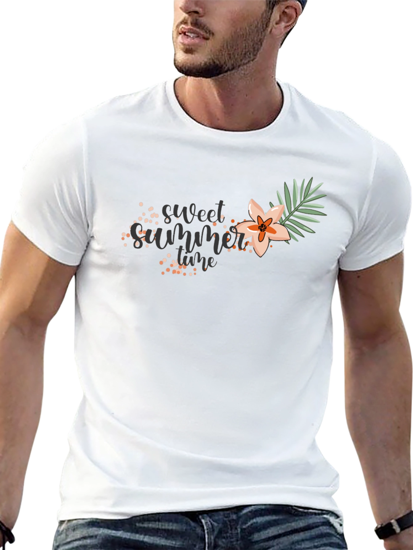 Sweet Summer Time Black T-Shirt