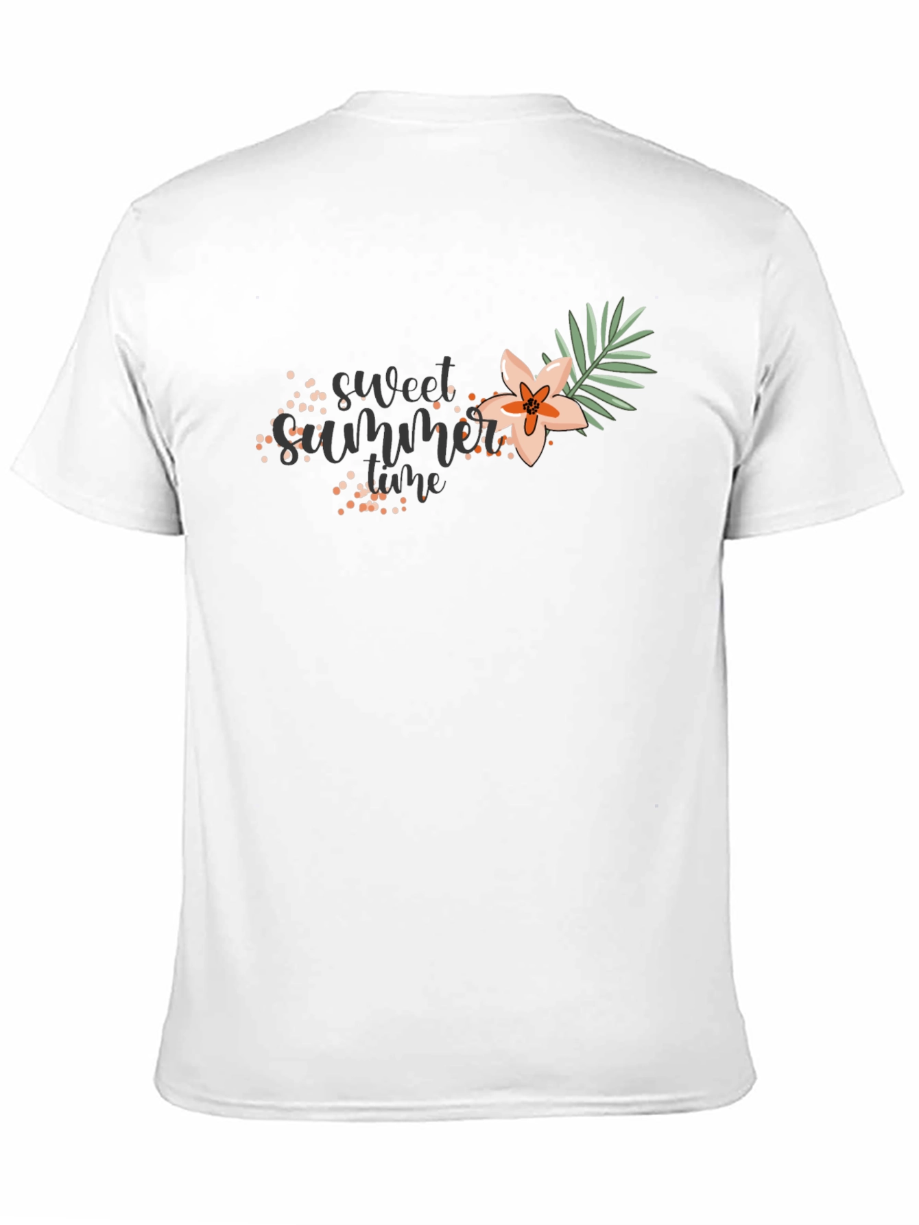 Sweet Summer Time Black T-Shirt