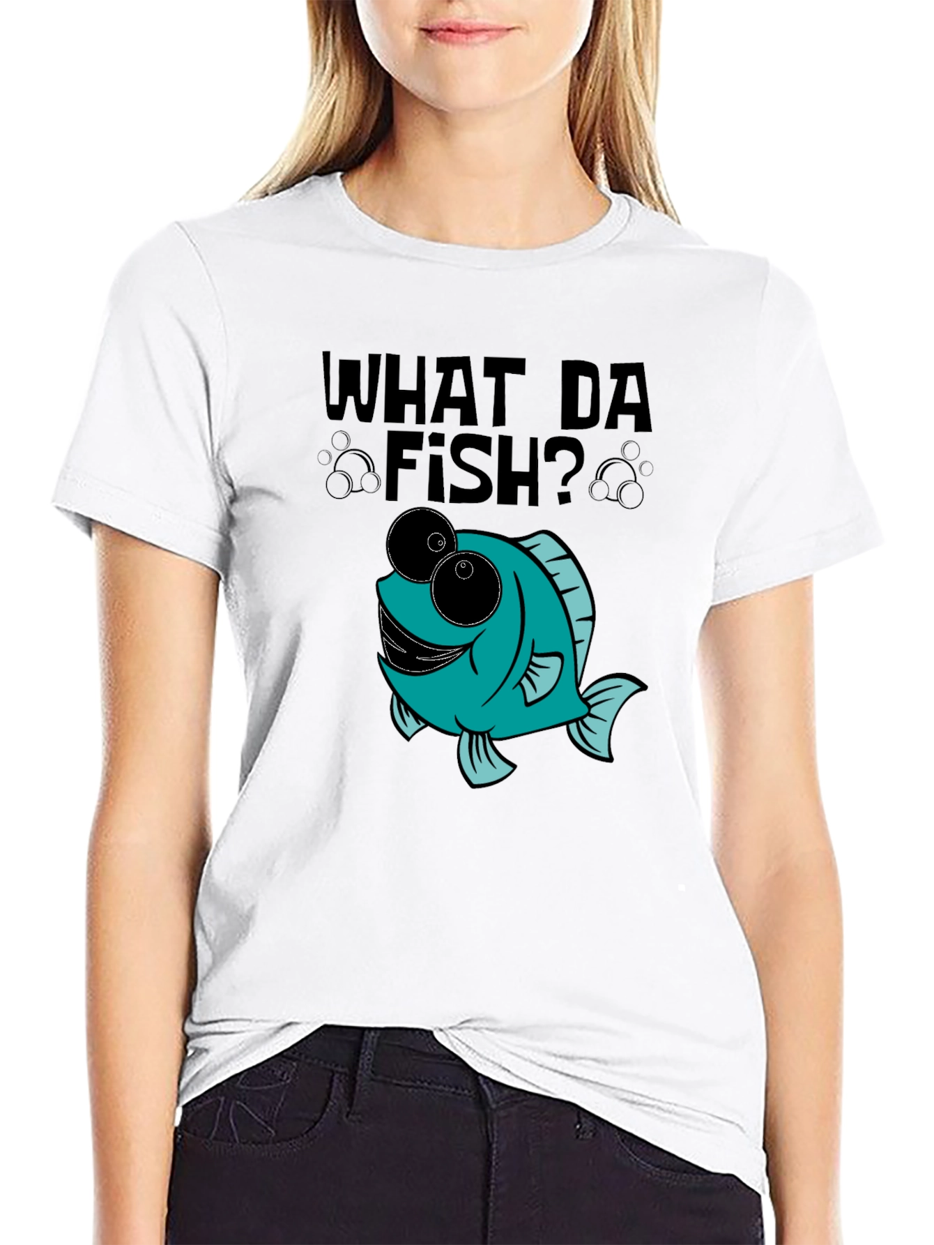 What Da Fish? Novelty Graphic Tee