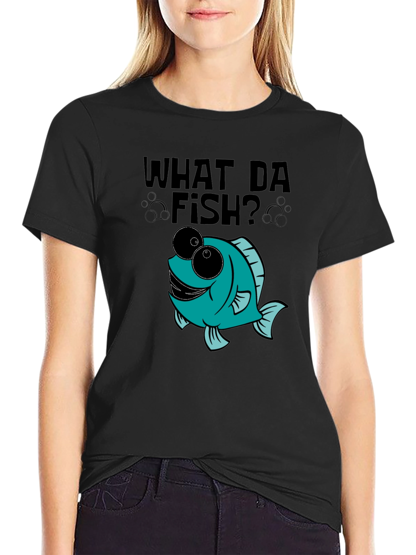 What Da Fish? Novelty Graphic Tee