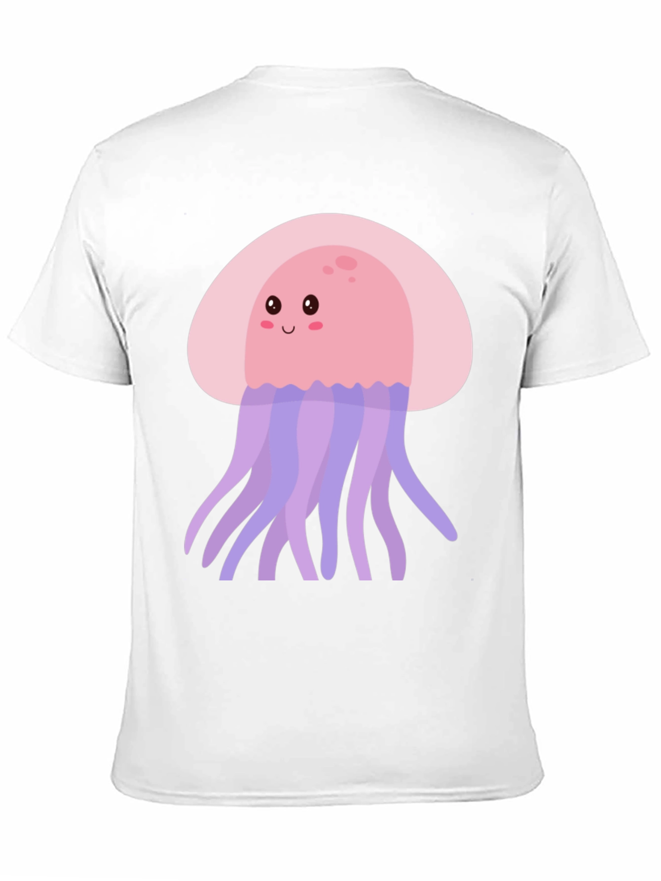 Cute Jellyfish Graphic Tee - Black