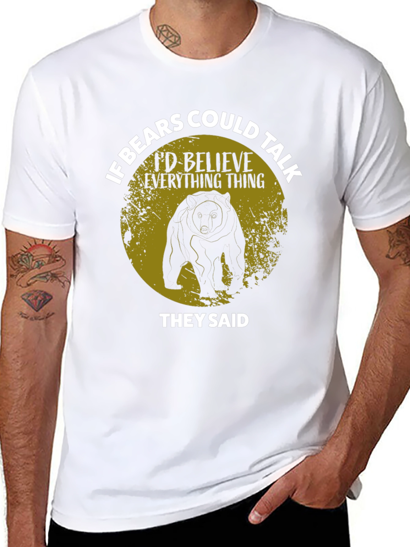 If Bears Could Talk Graphic T-Shirt