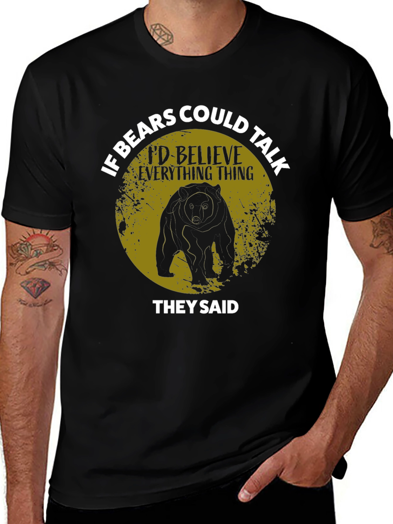If Bears Could Talk Graphic T-Shirt