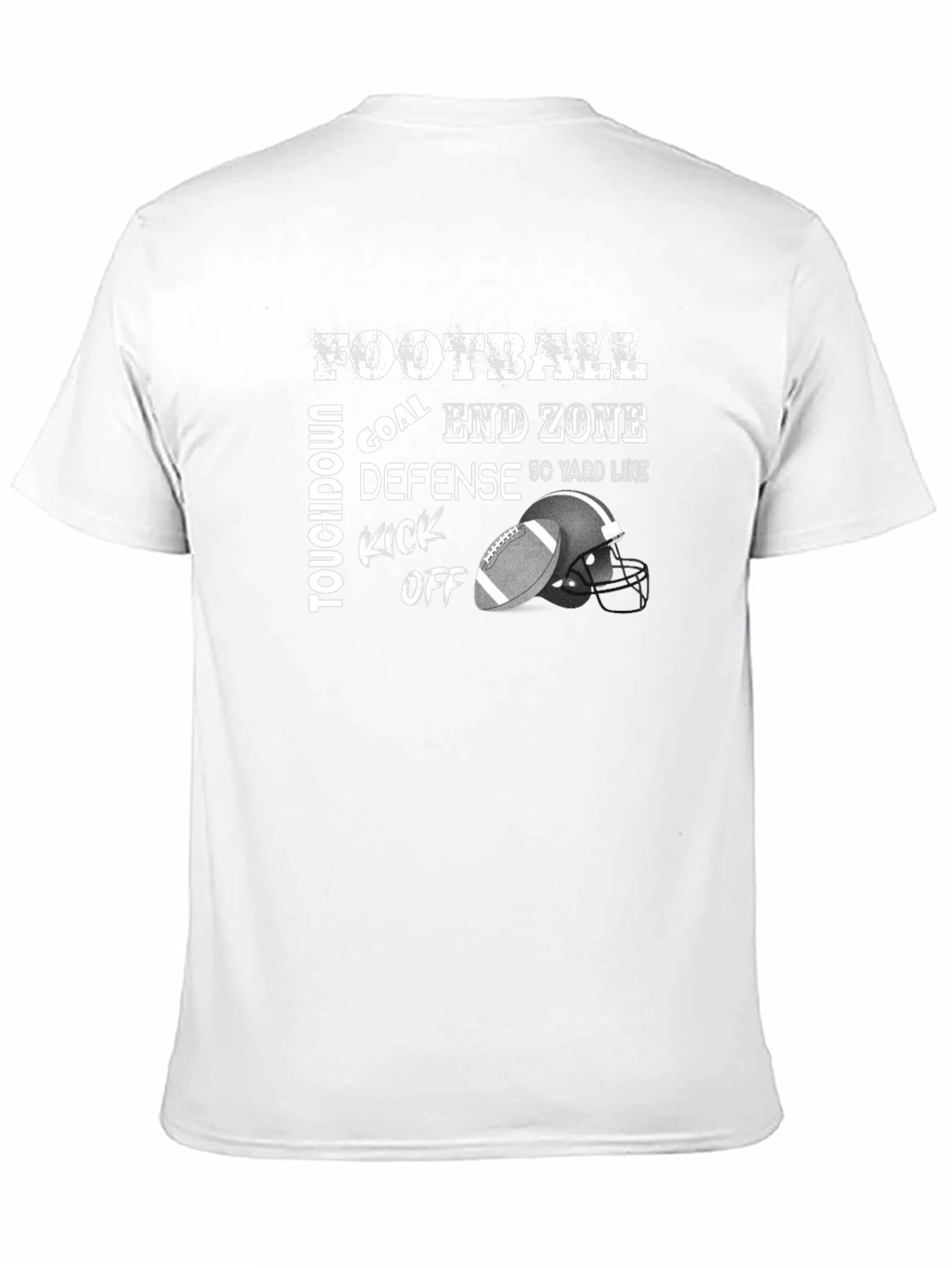 Football Theme Graphic Tee