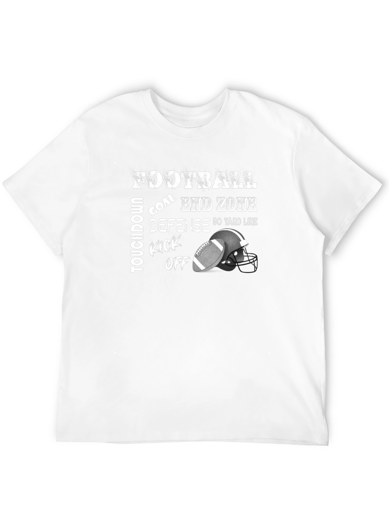 Football Theme Graphic Tee