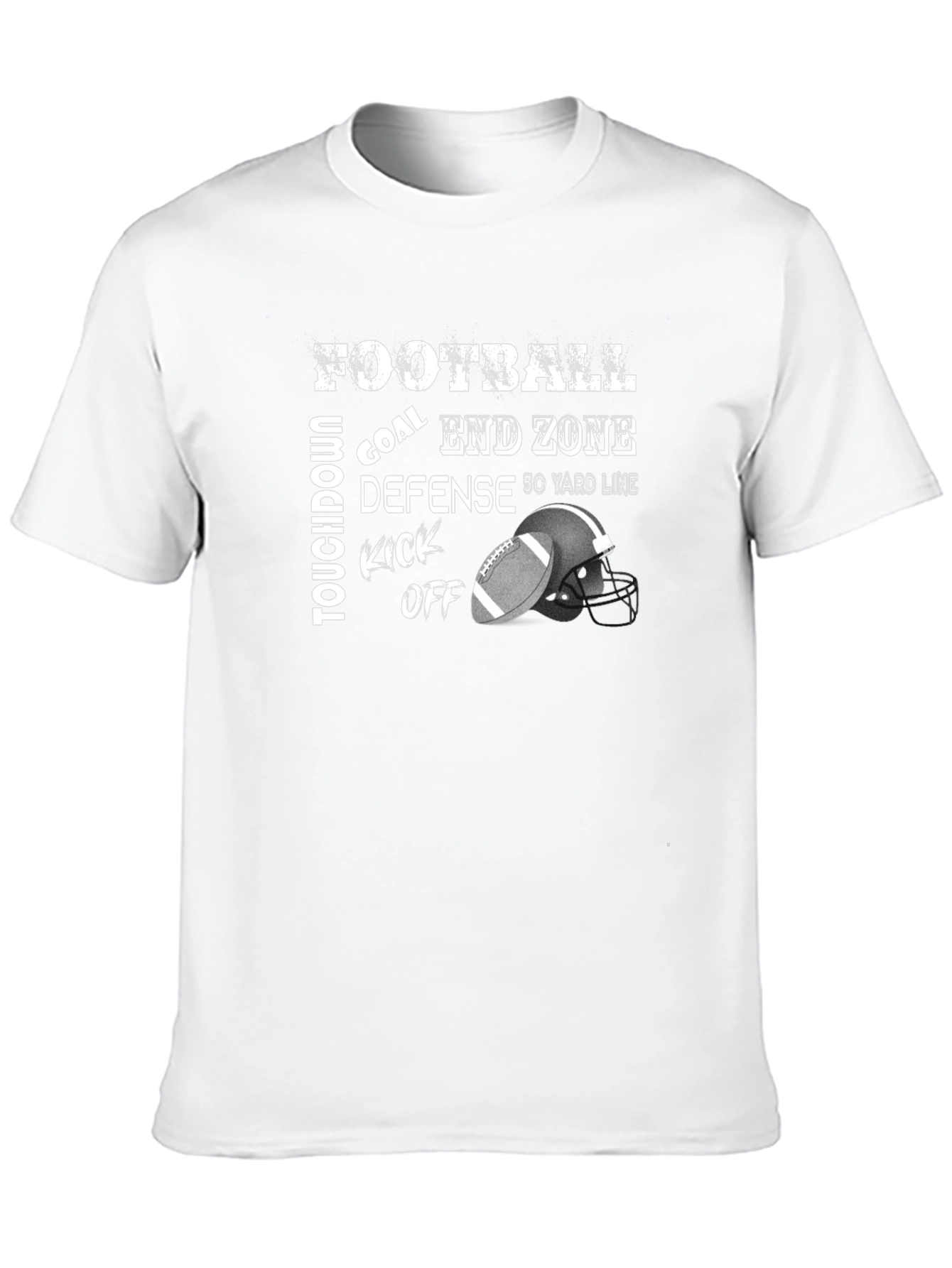 Football Theme Graphic Tee