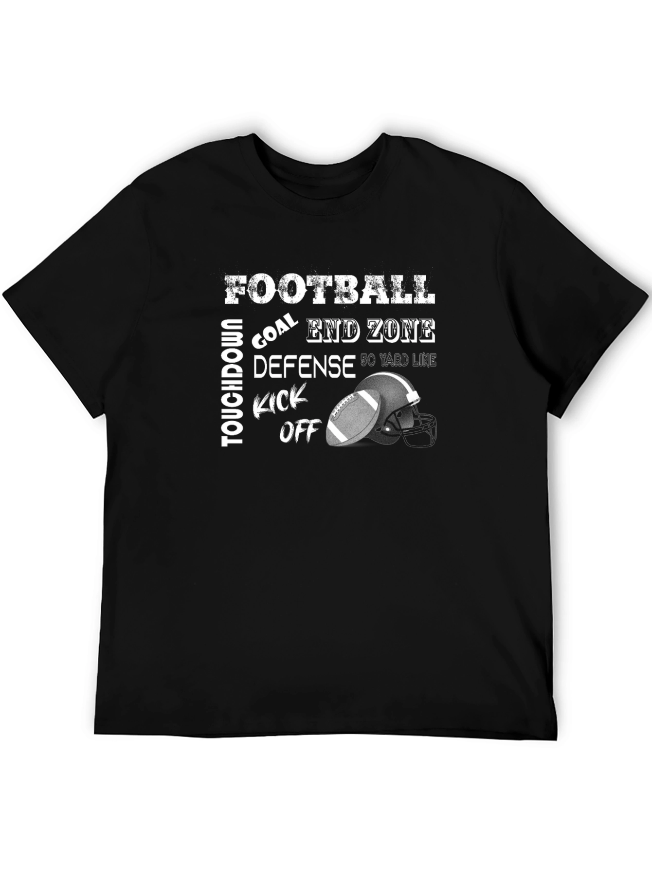 Football Theme Graphic Tee