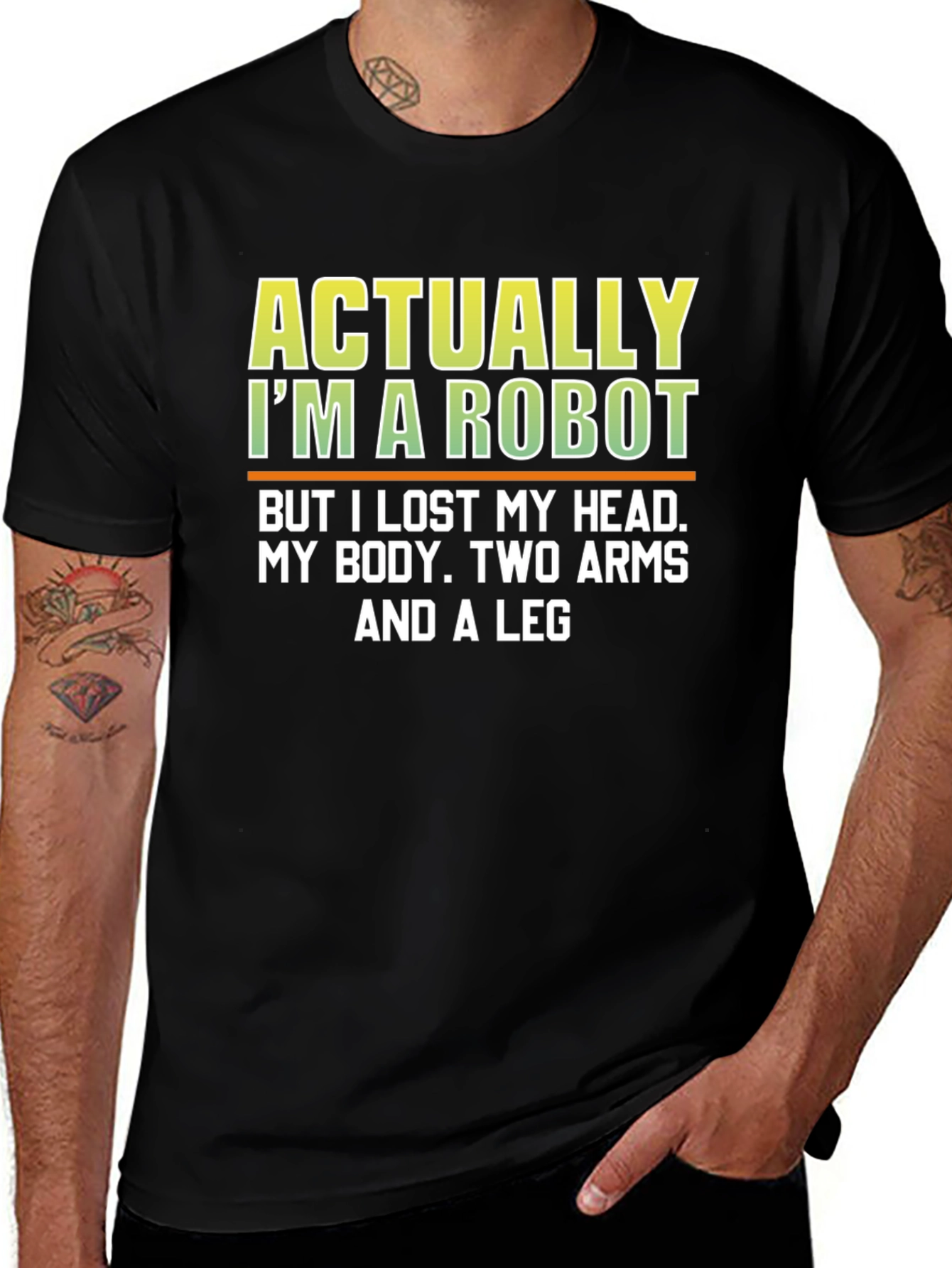 Funny Robot Humor T-Shirt