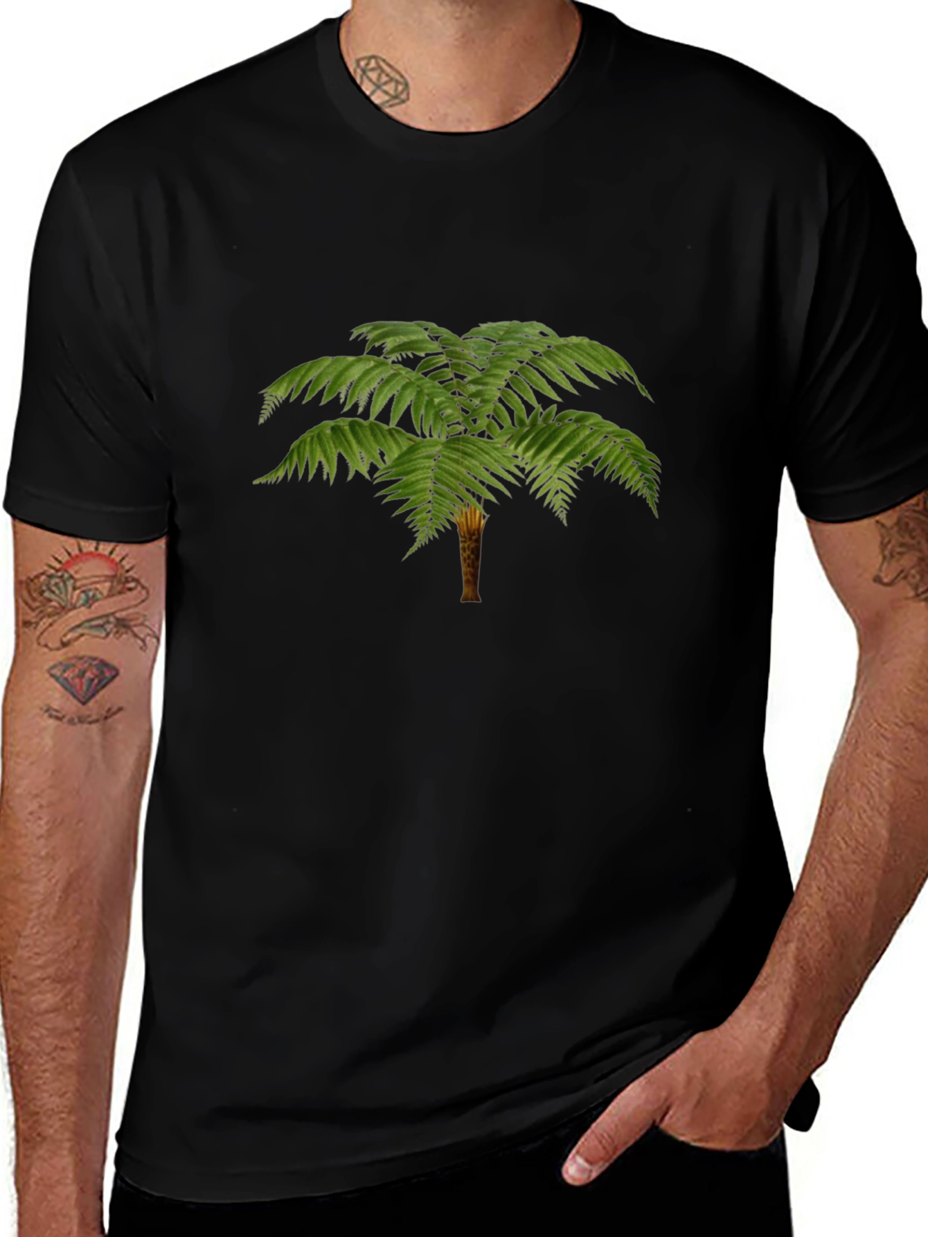 Fern Graphic Tee - Classic Black T-Shirt