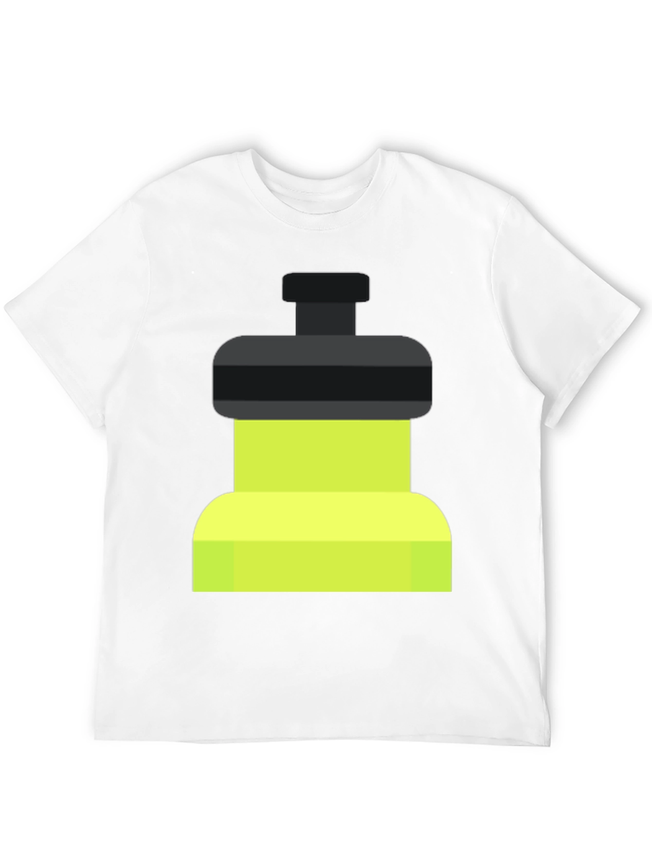 Fitness Black T-Shirt with Green/Black Graphic
