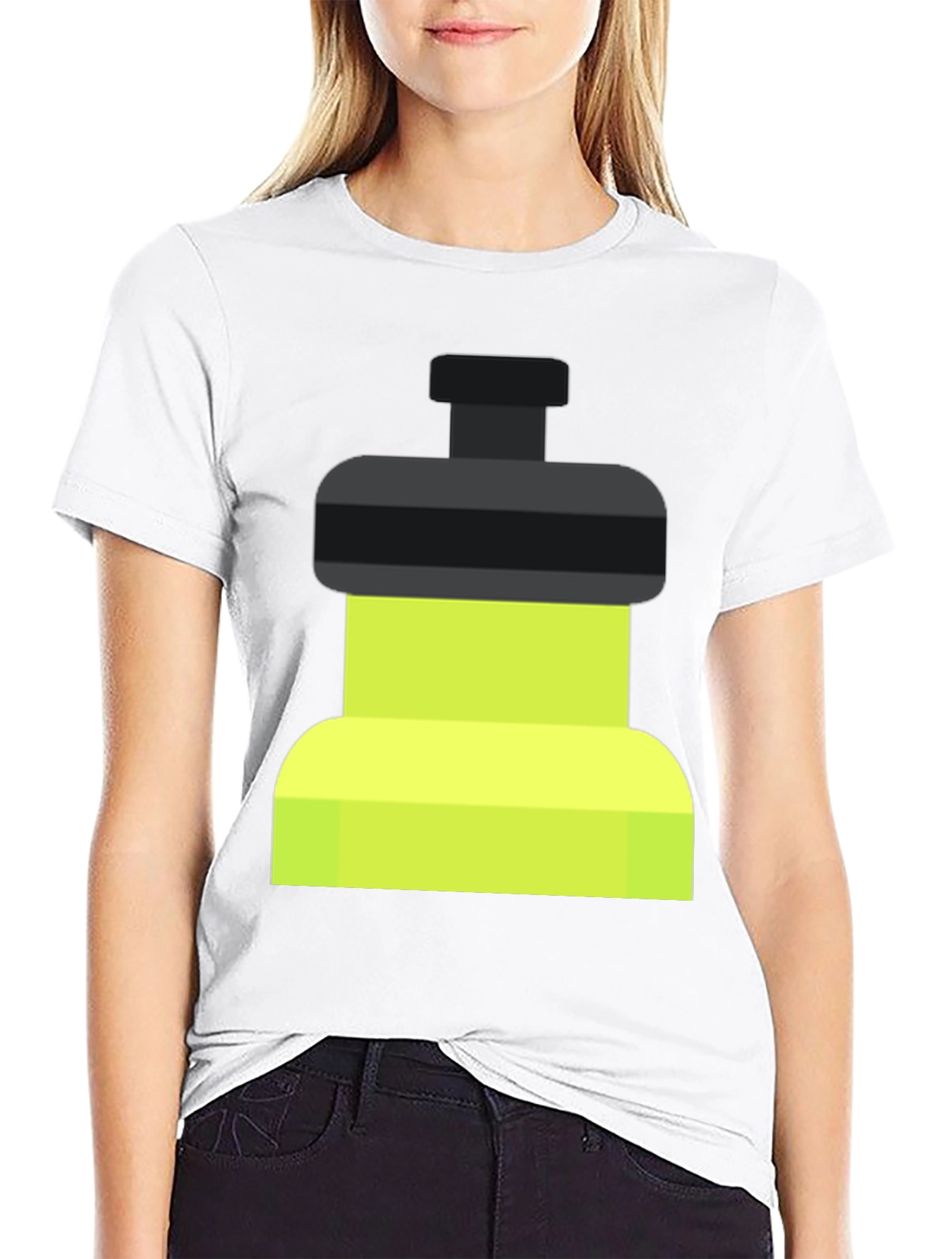 Fitness Black T-Shirt with Green/Black Graphic