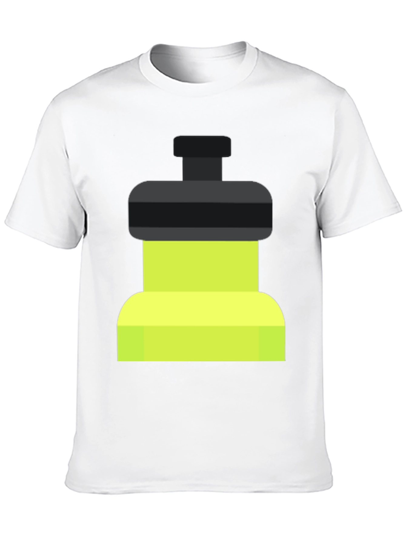 Fitness Black T-Shirt with Green/Black Graphic