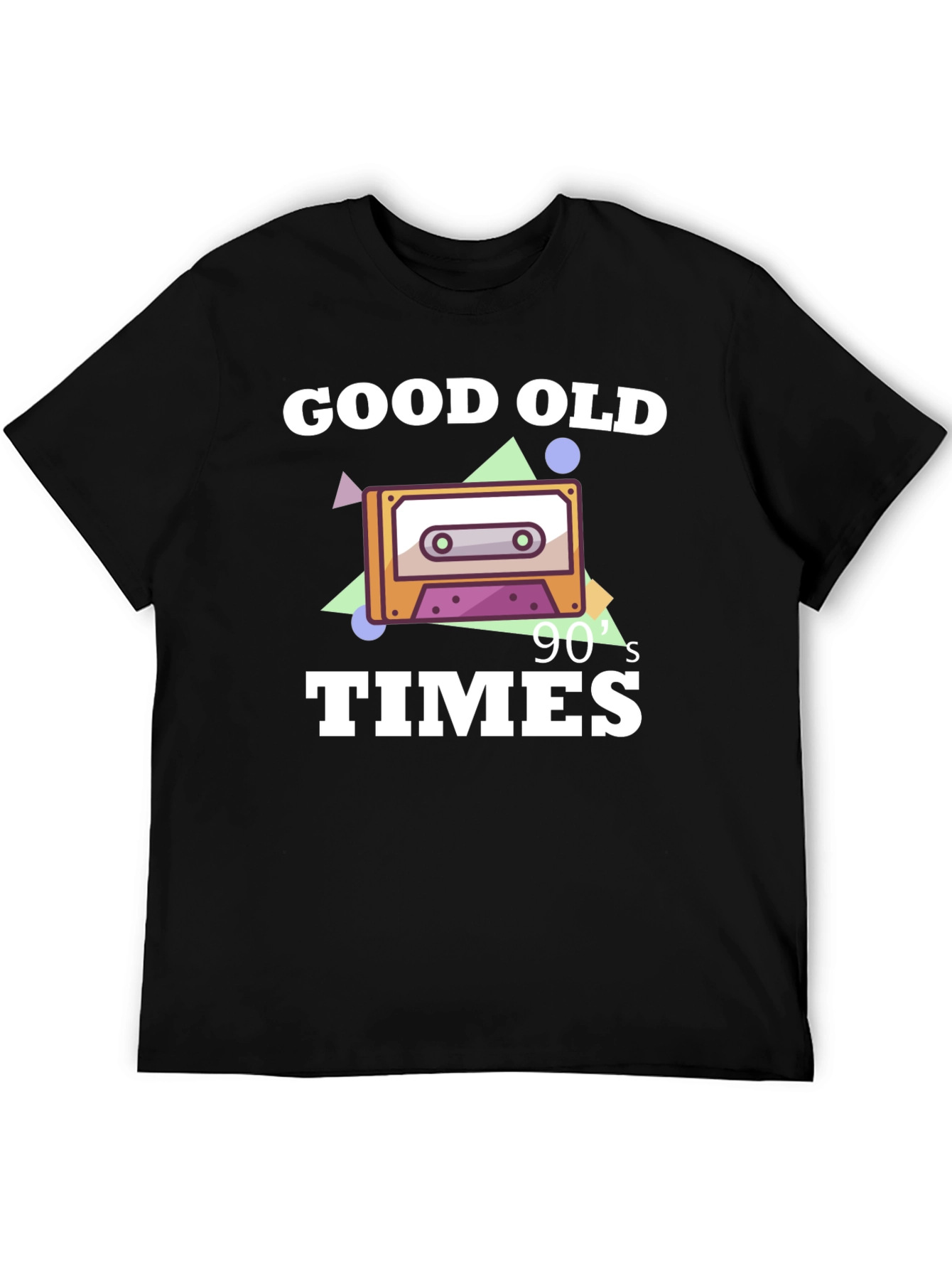 Good Old 90s Times Cassette Tape Graphic Tee