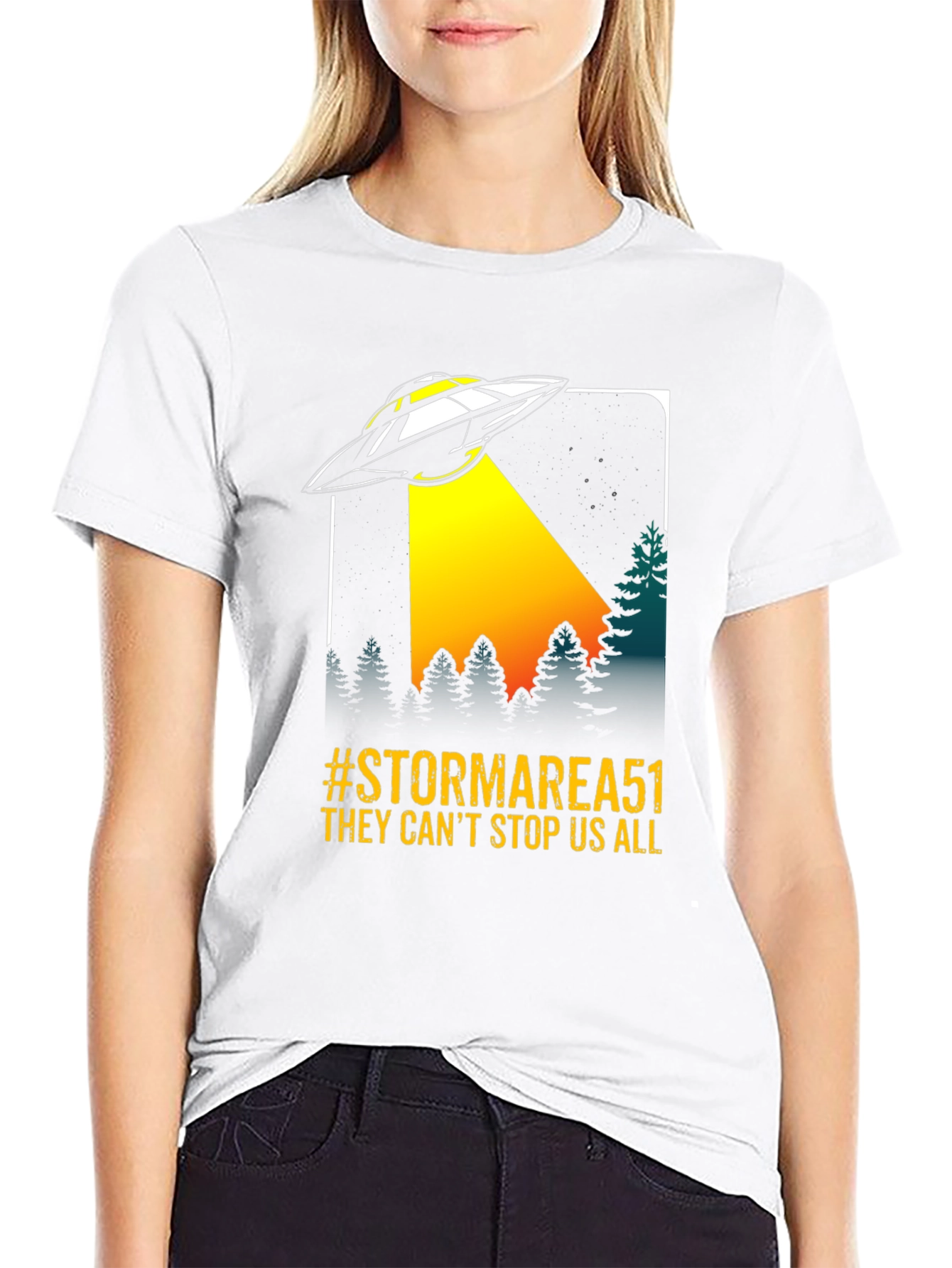 Storm Area 51 UFO T-Shirt