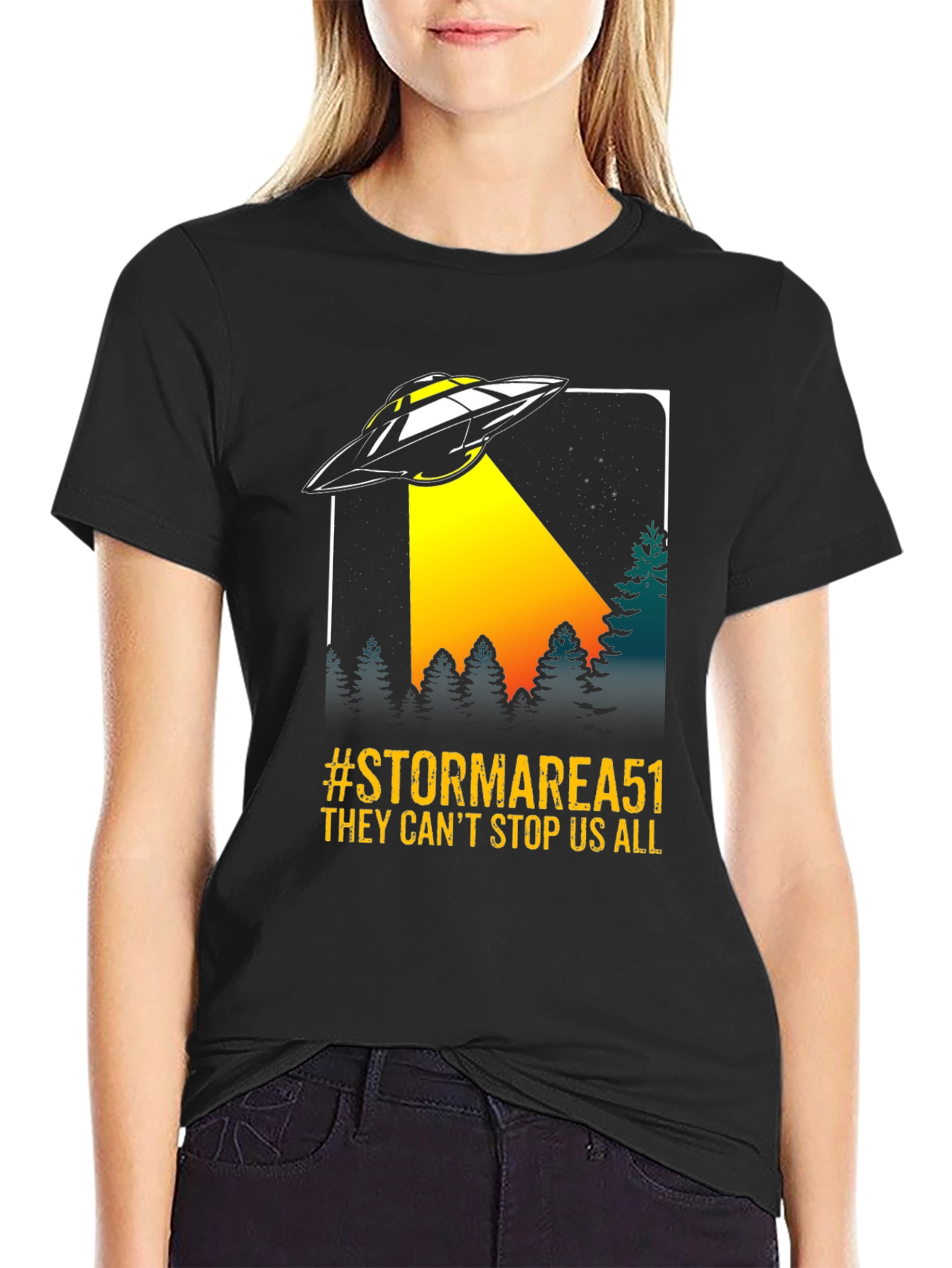 Storm Area 51 UFO T-Shirt