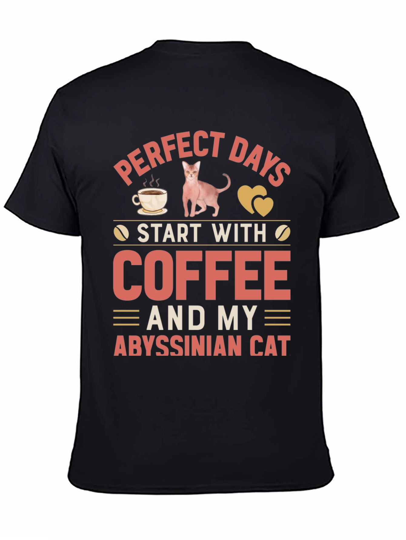Perfect Days Cat & Coffee Tee