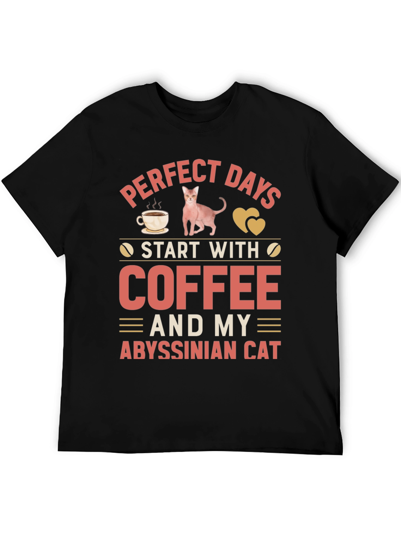 Perfect Days Cat & Coffee Tee
