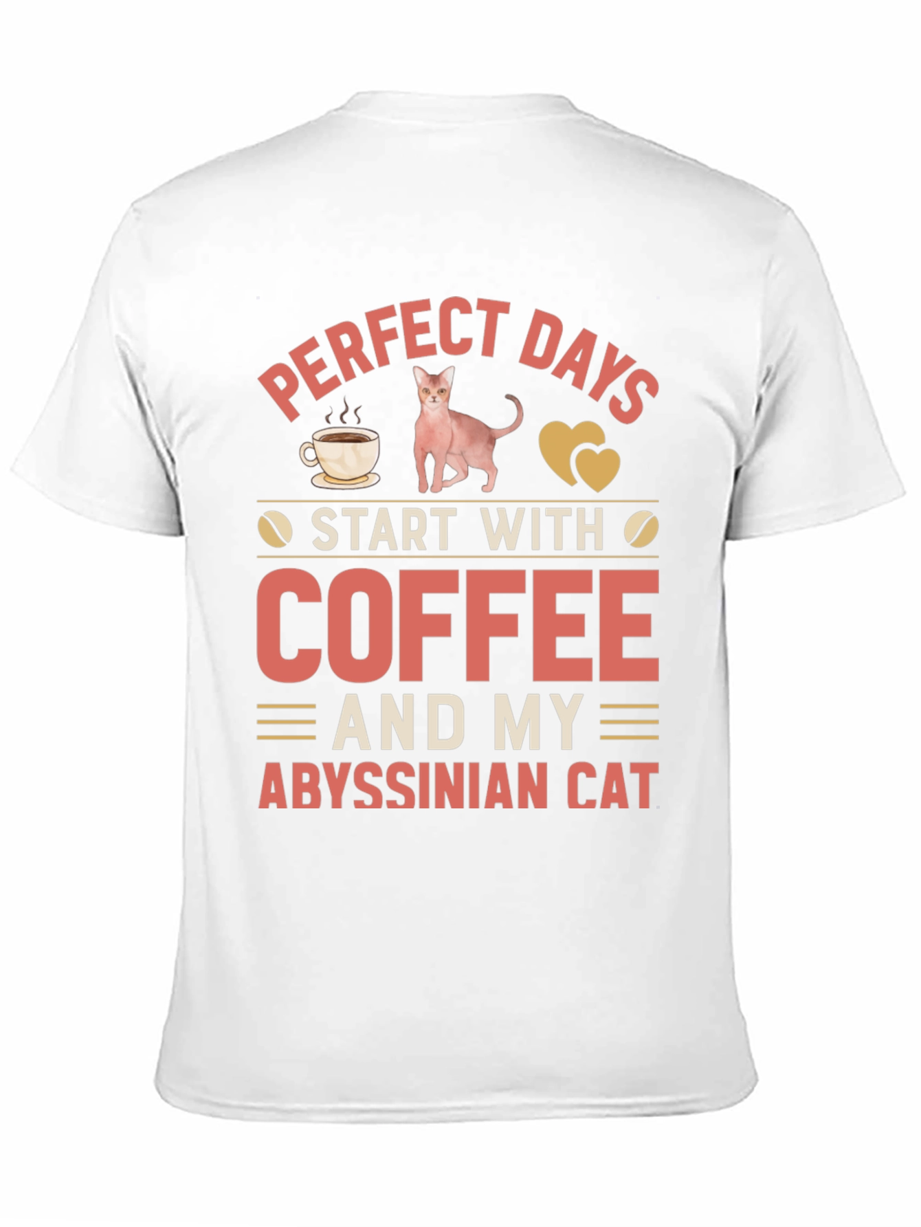 Perfect Days Cat & Coffee Tee