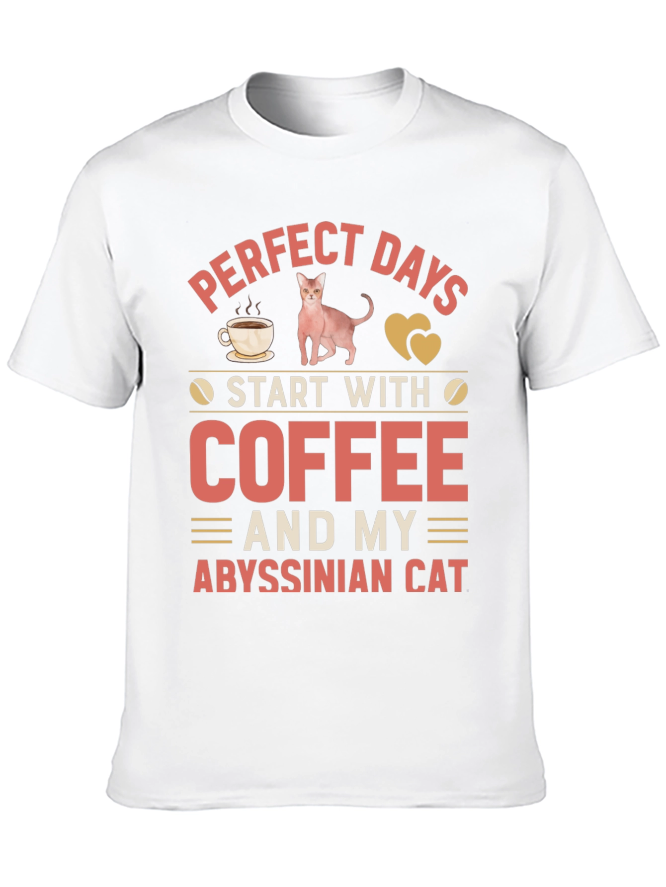 Perfect Days Cat & Coffee Tee