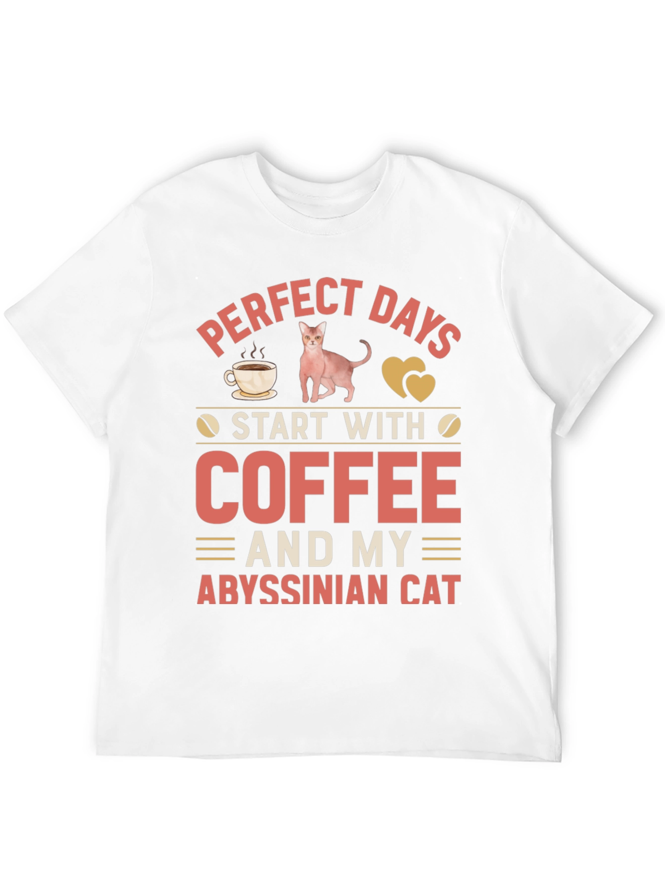 Perfect Days Cat & Coffee Tee