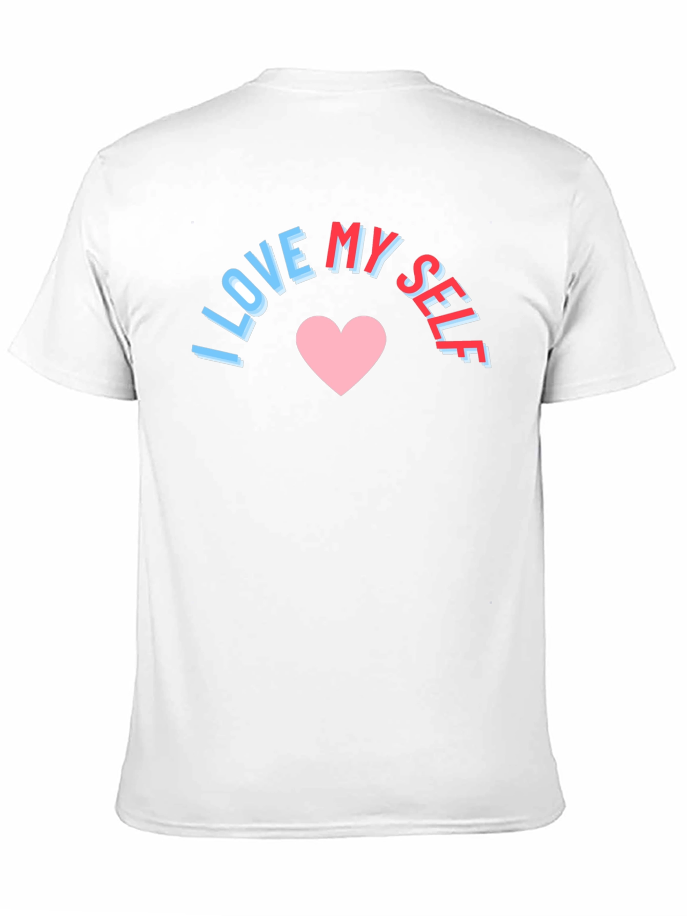 I Love Myself Graphic Tee - Black Cotton T-Shirt