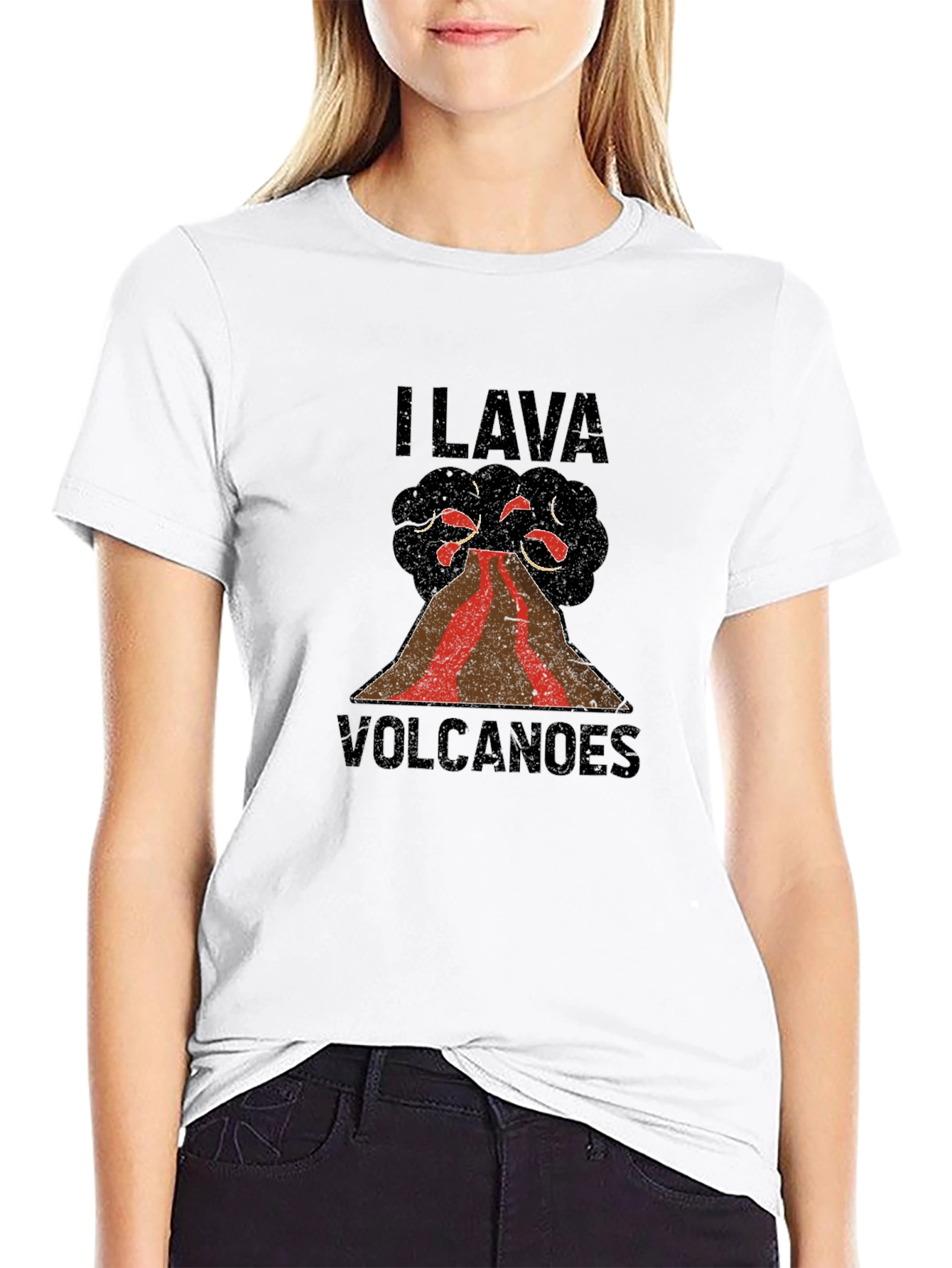 I Lava Volcanoes Funny Graphic T-Shirt