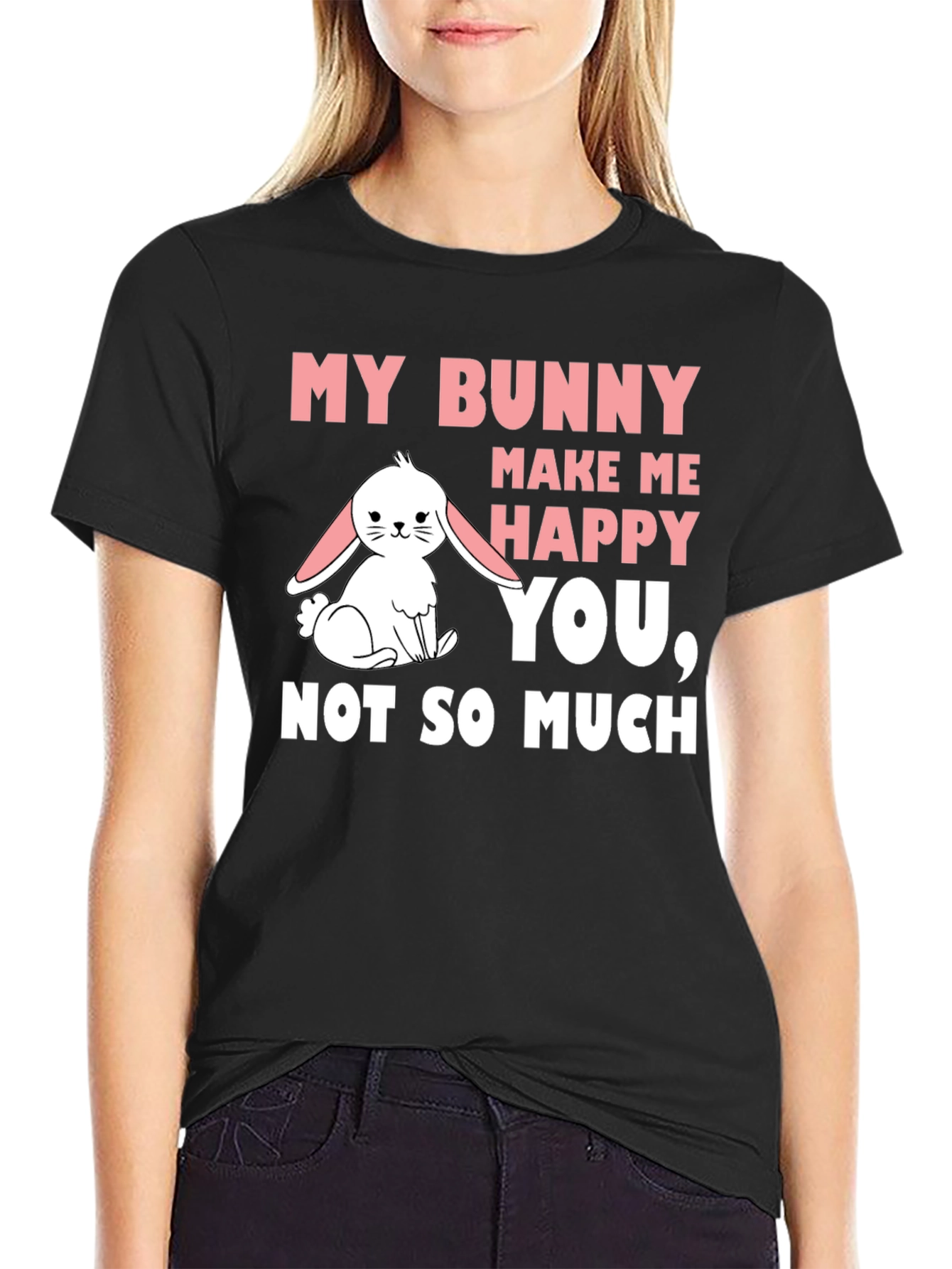 My Bunny Makes Me Happy Graphic T-Shirt