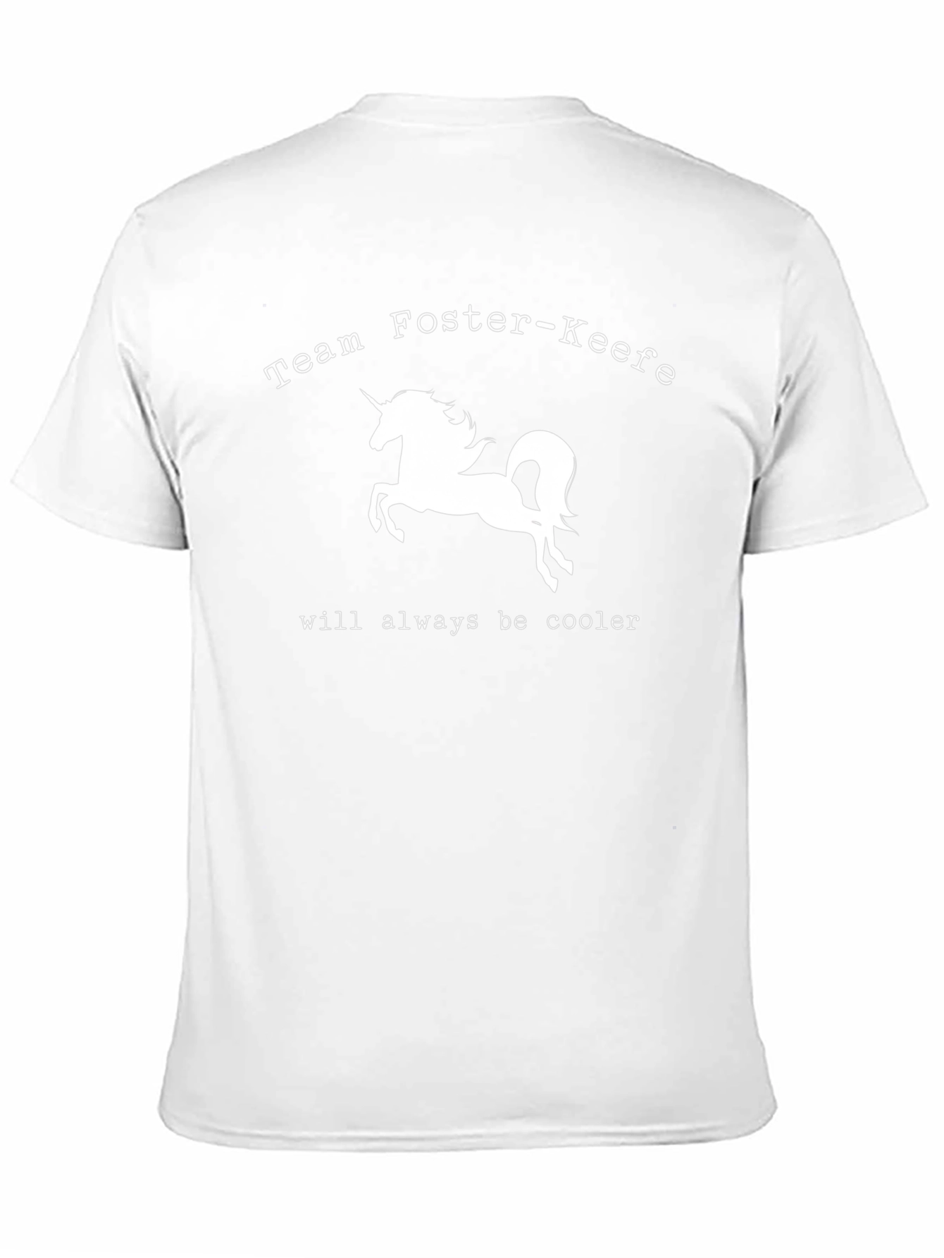 Team Foster-Keefe Unicorn Graphic T-Shirt