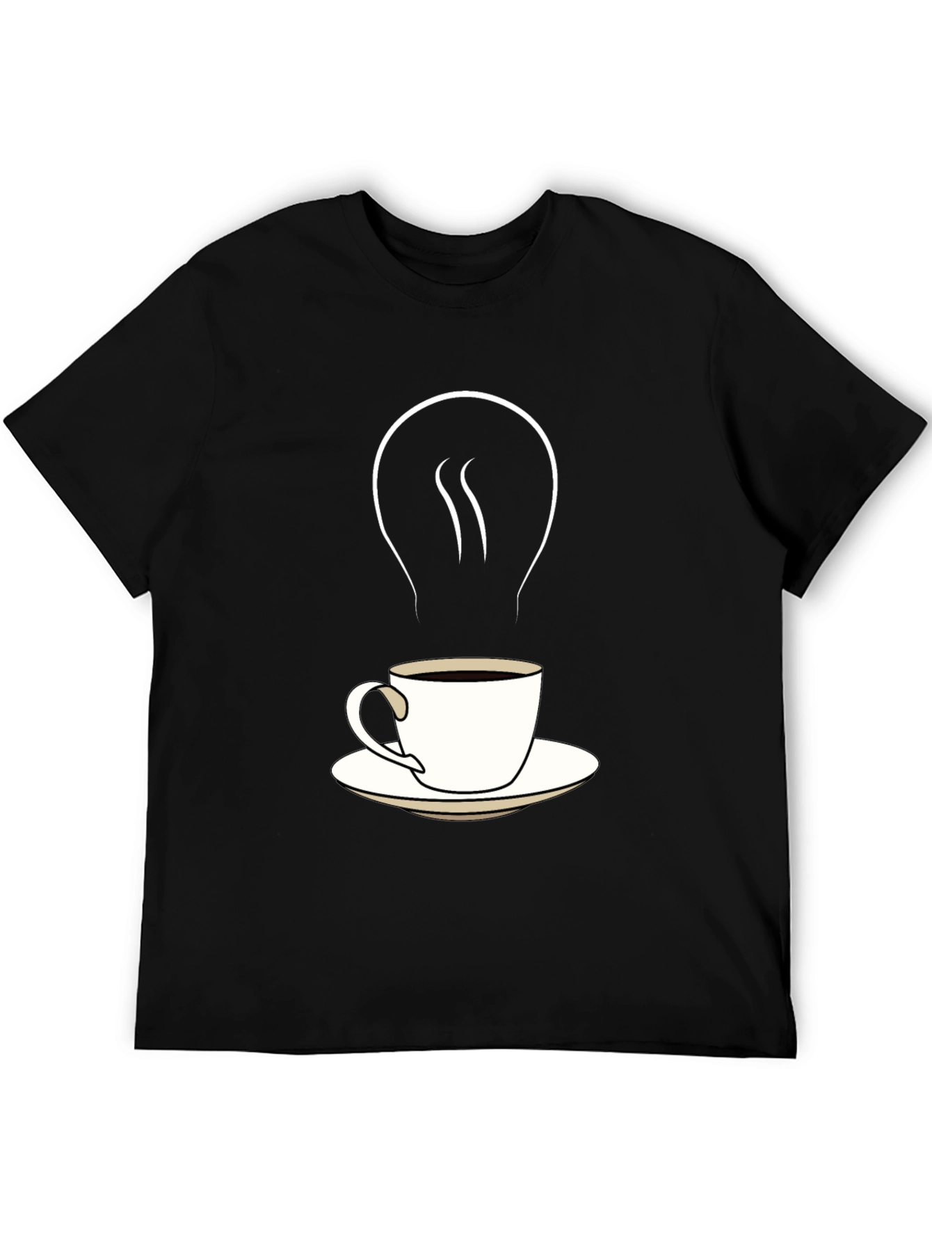 Coffee Idea T-Shirt - Black Novelty Tee