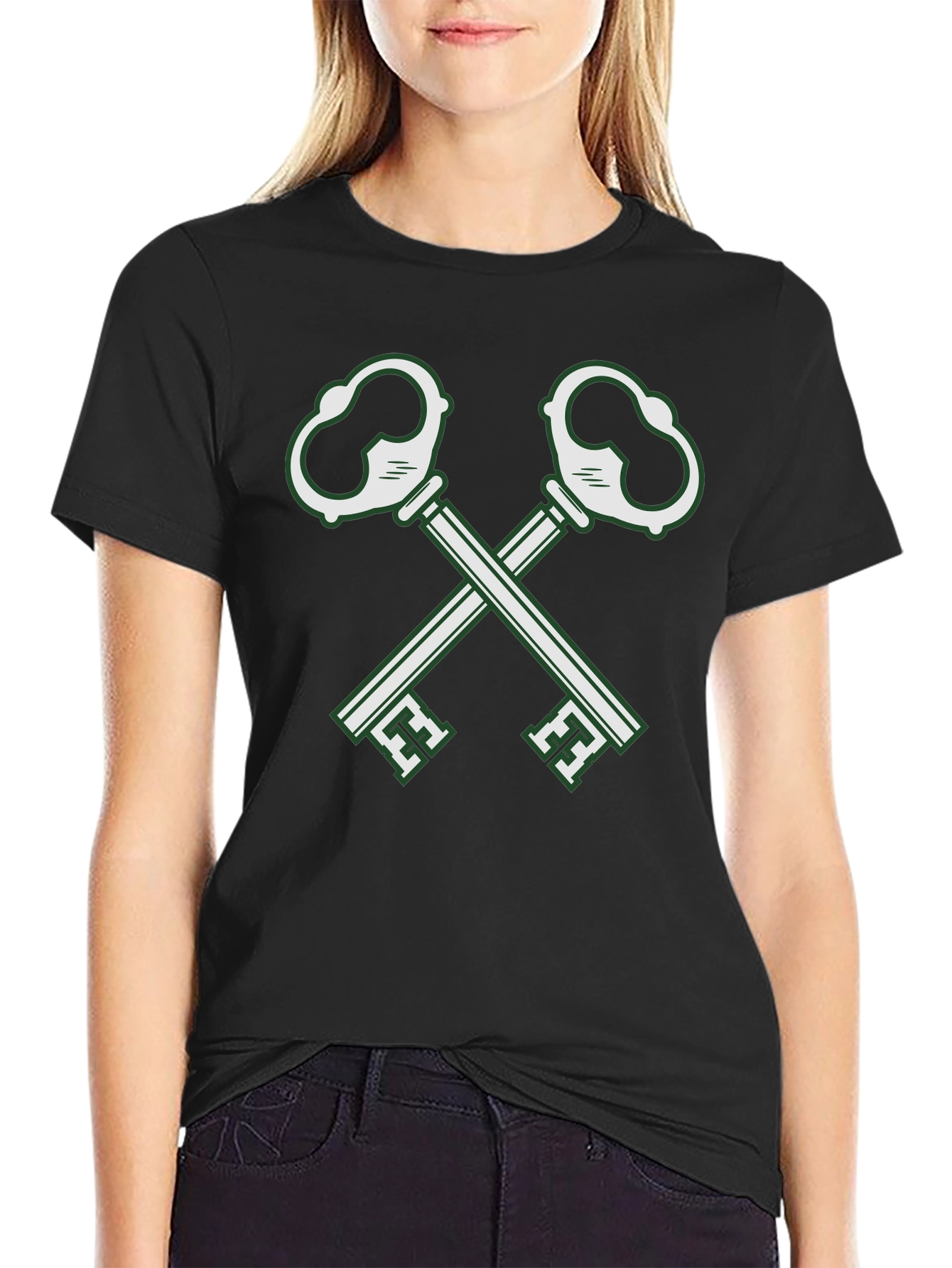 Crossed Keys Graphic T-Shirt