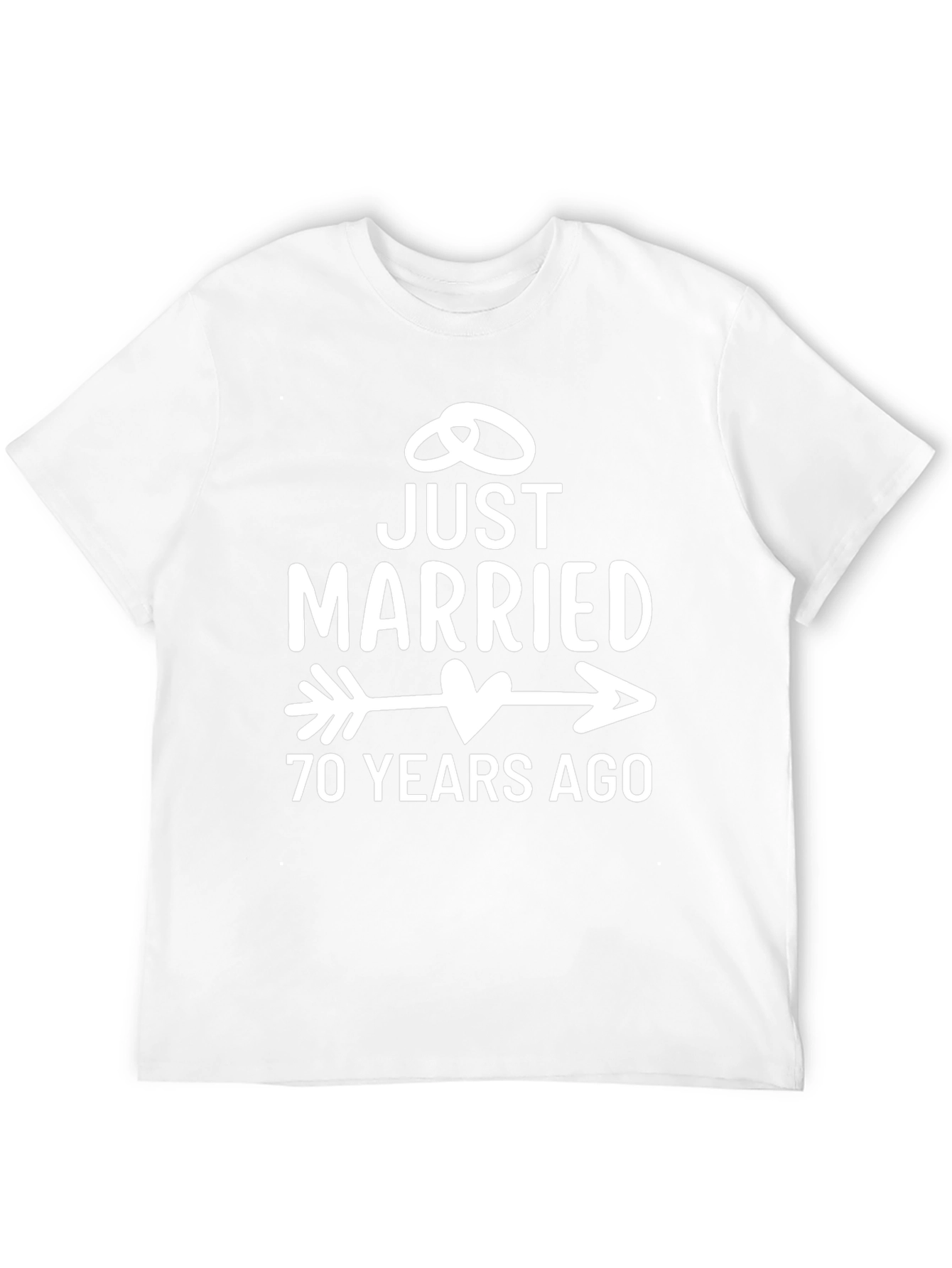 Just Married 70 Years Ago T-Shirt