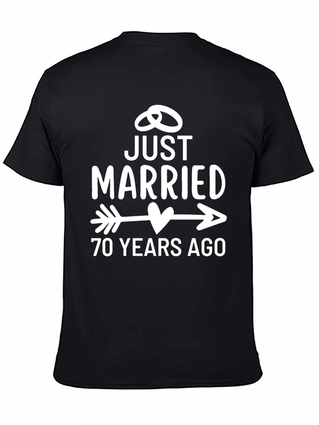 Just Married 70 Years Ago T-Shirt