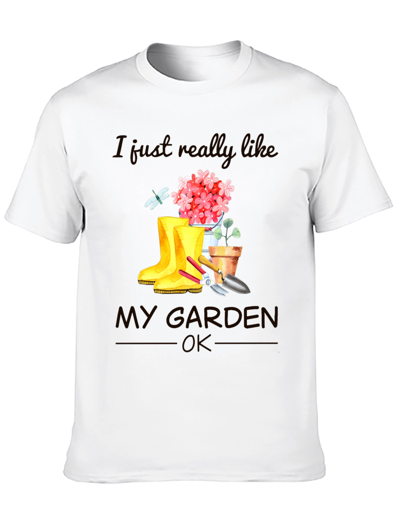 I Like My Garden T-Shirt Gardener Gift