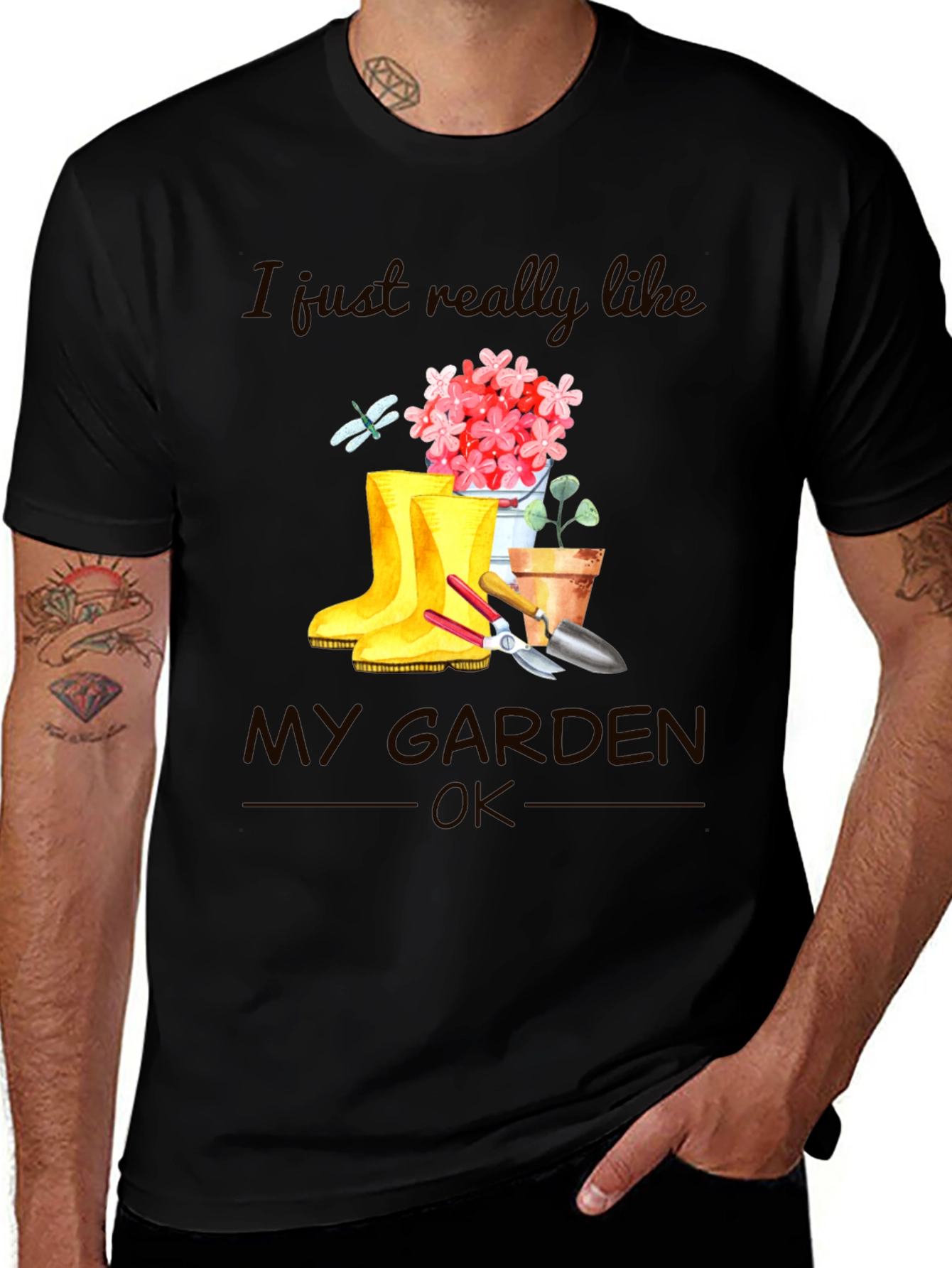 I Like My Garden T-Shirt Gardener Gift