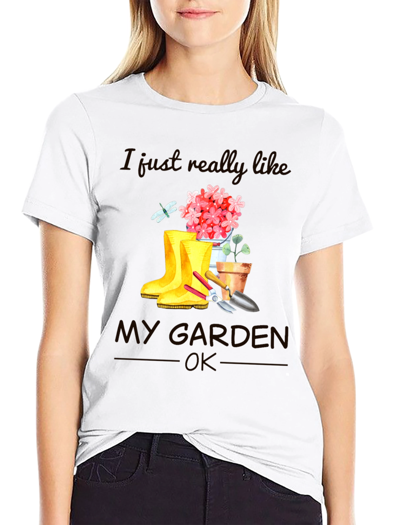 I Like My Garden T-Shirt Gardener Gift