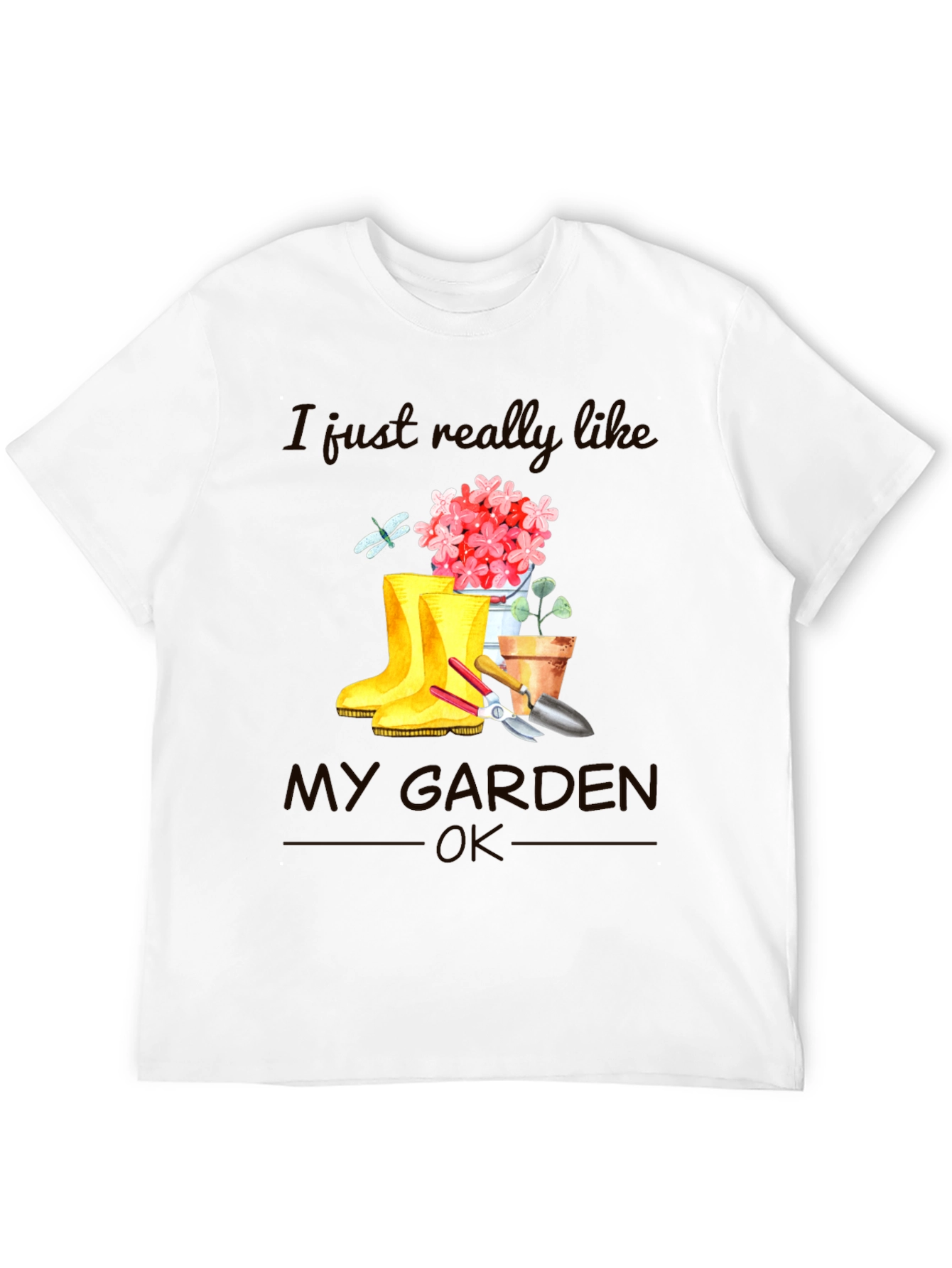 I Like My Garden T-Shirt Gardener Gift