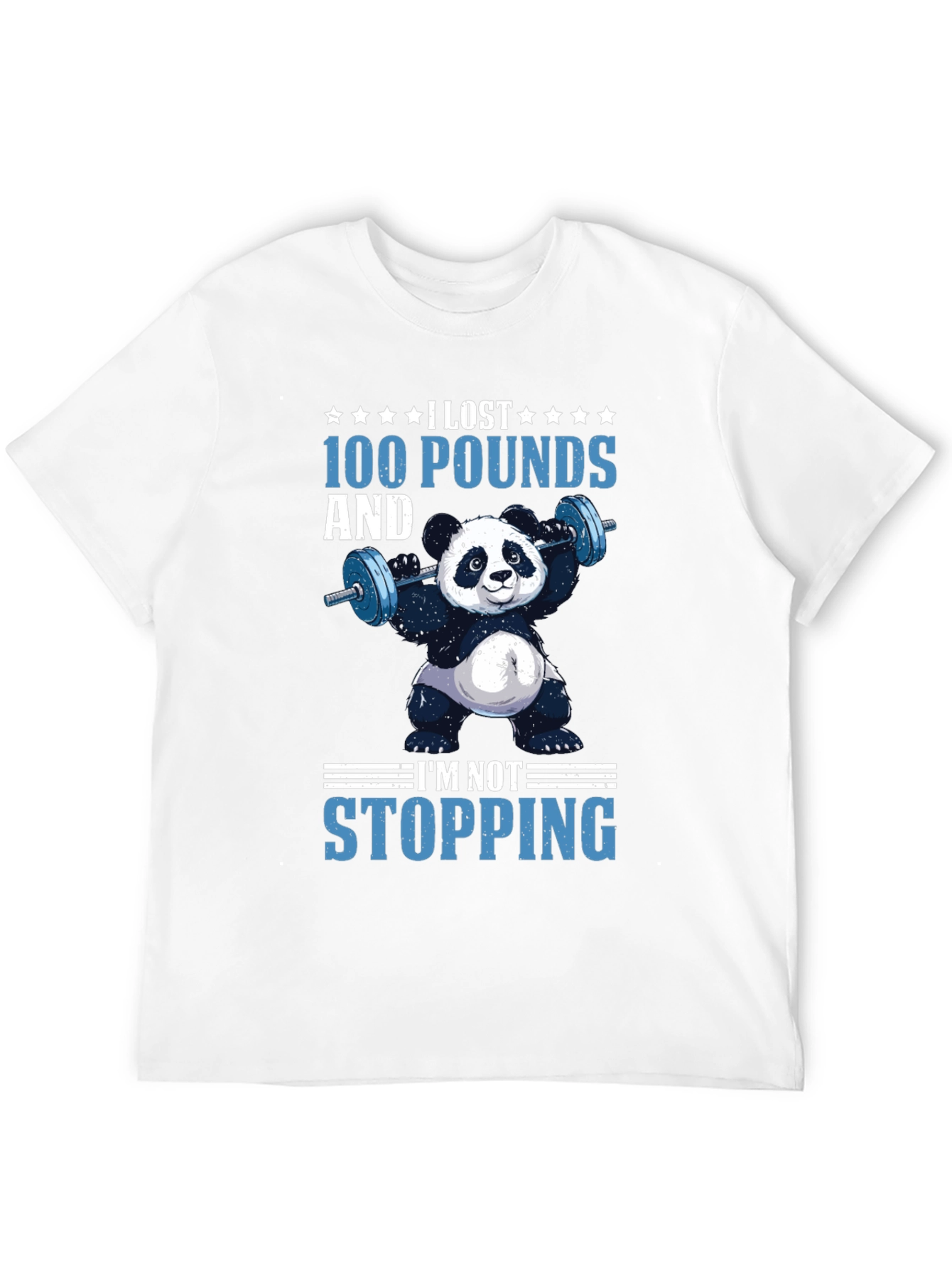 I Lost 100 Pounds Panda T-Shirt