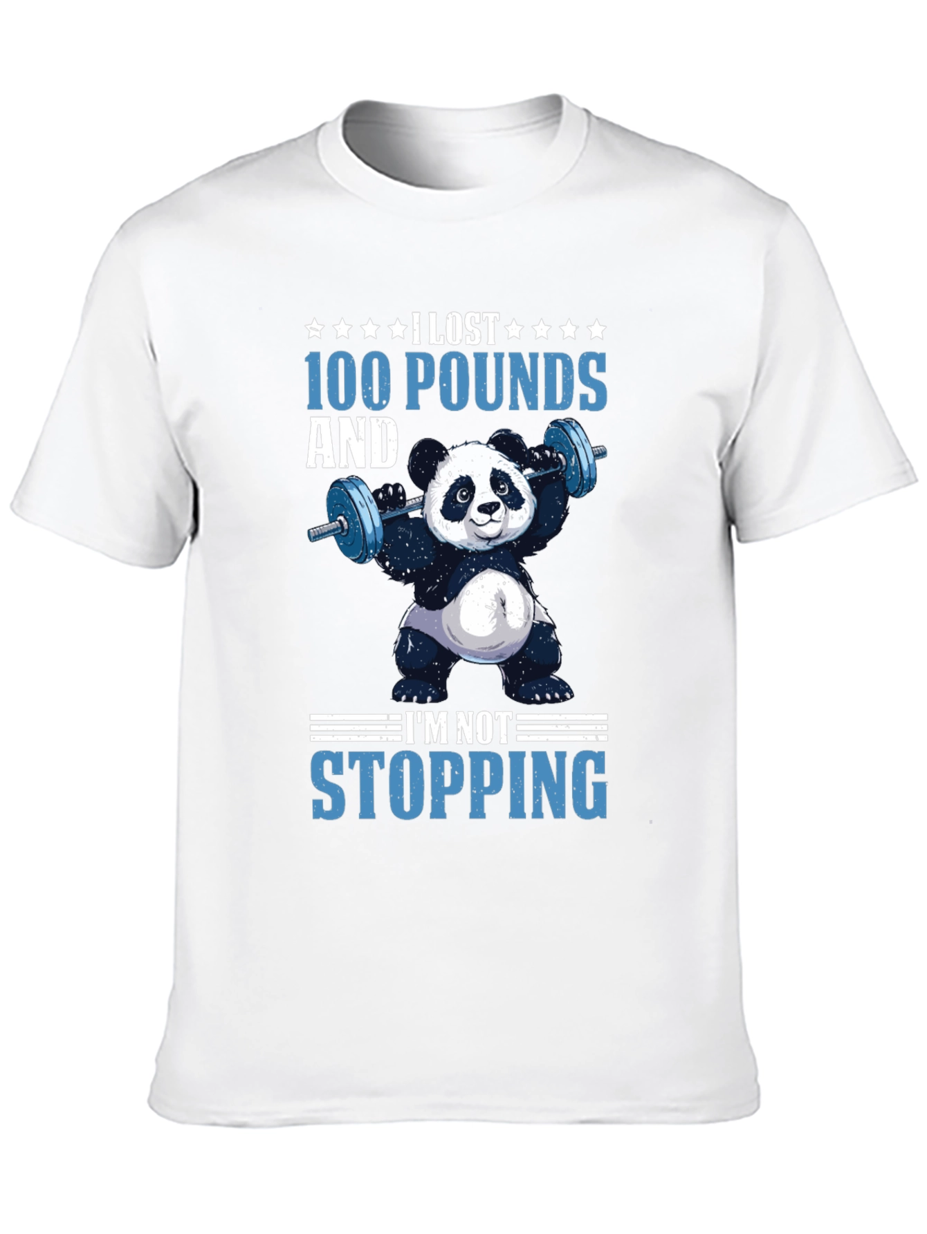 I Lost 100 Pounds Panda T-Shirt