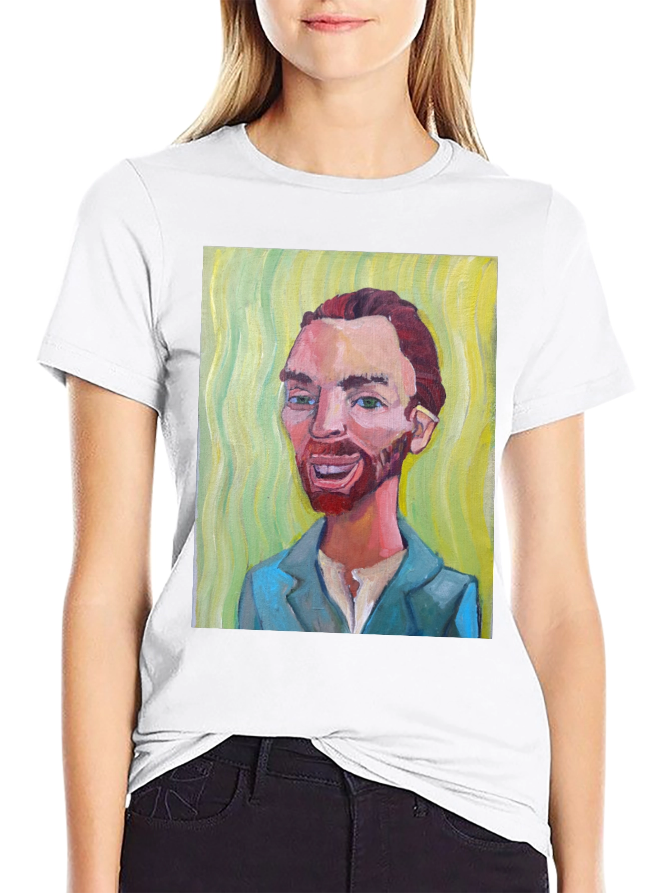 Van Gogh Style Portrait T-Shirt