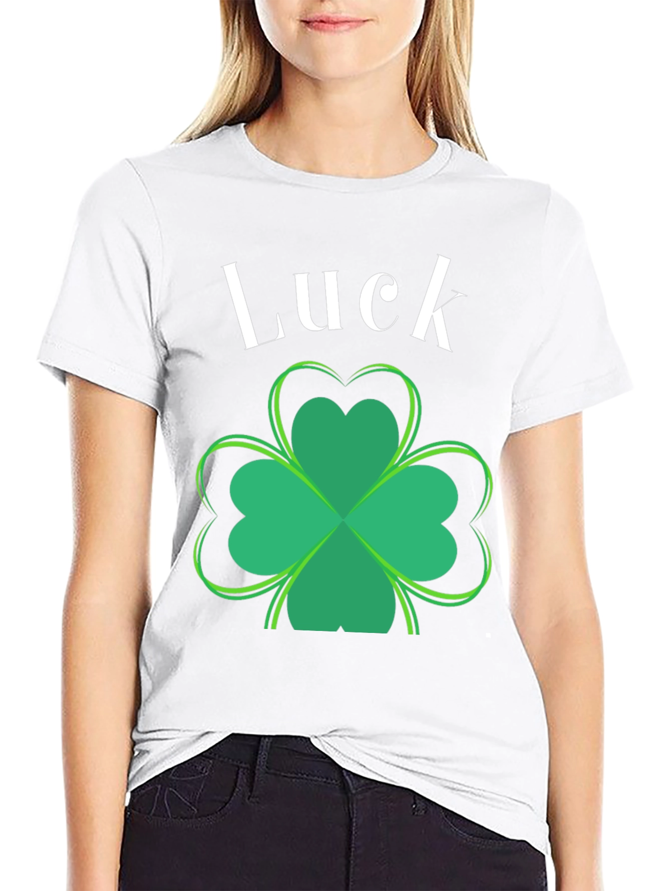 Lucky Clover Graphic T-Shirt - St. Patricks Day