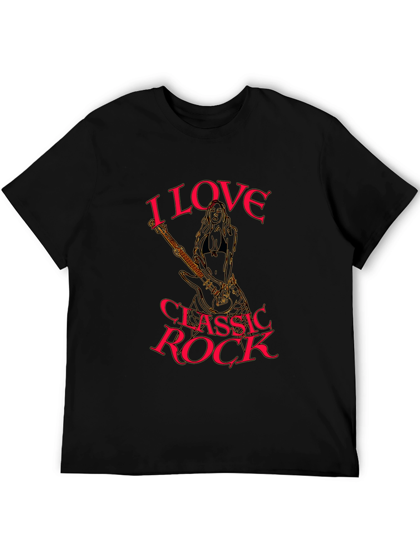 I Love Classic Rock Graphic T-Shirt