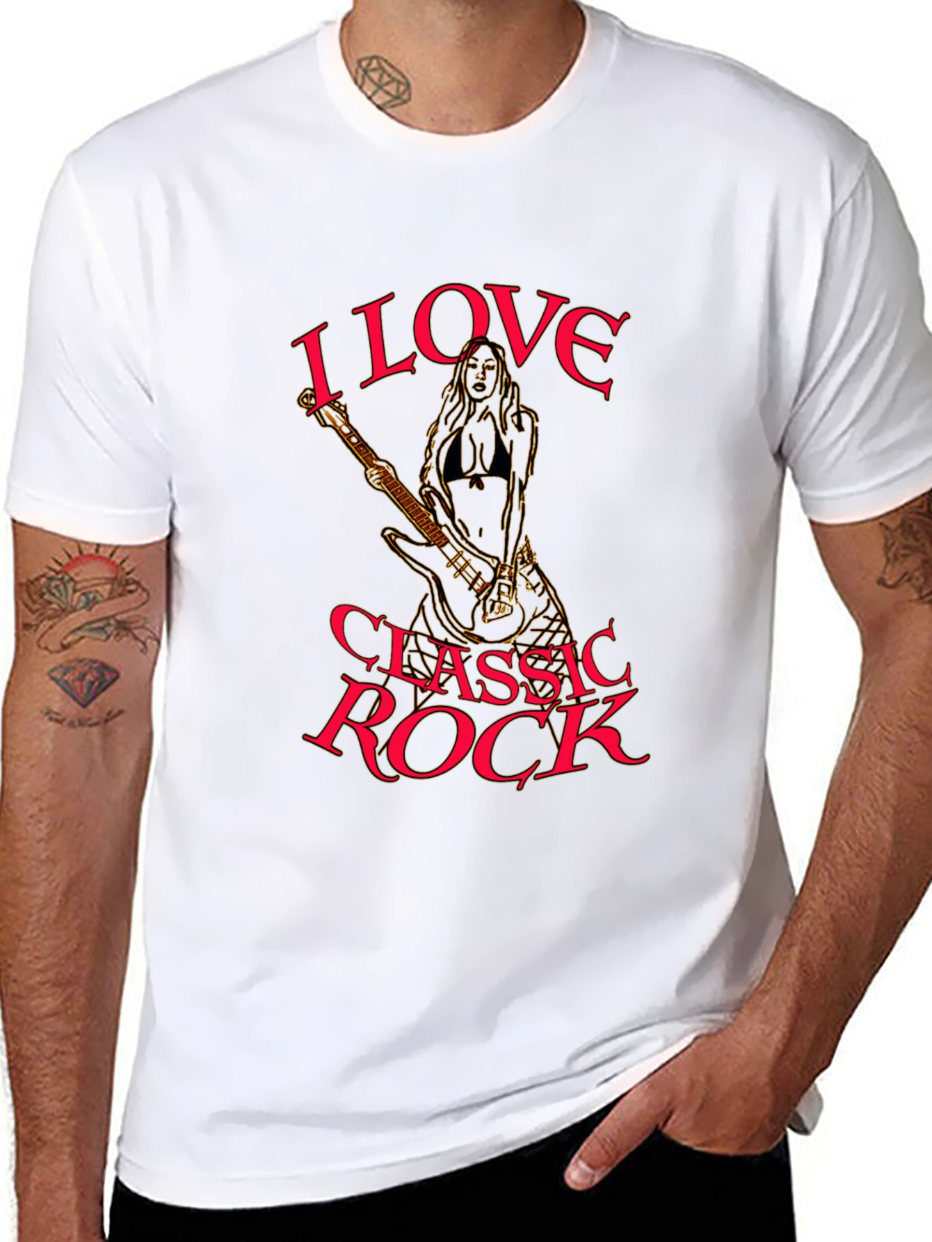 I Love Classic Rock Graphic T-Shirt