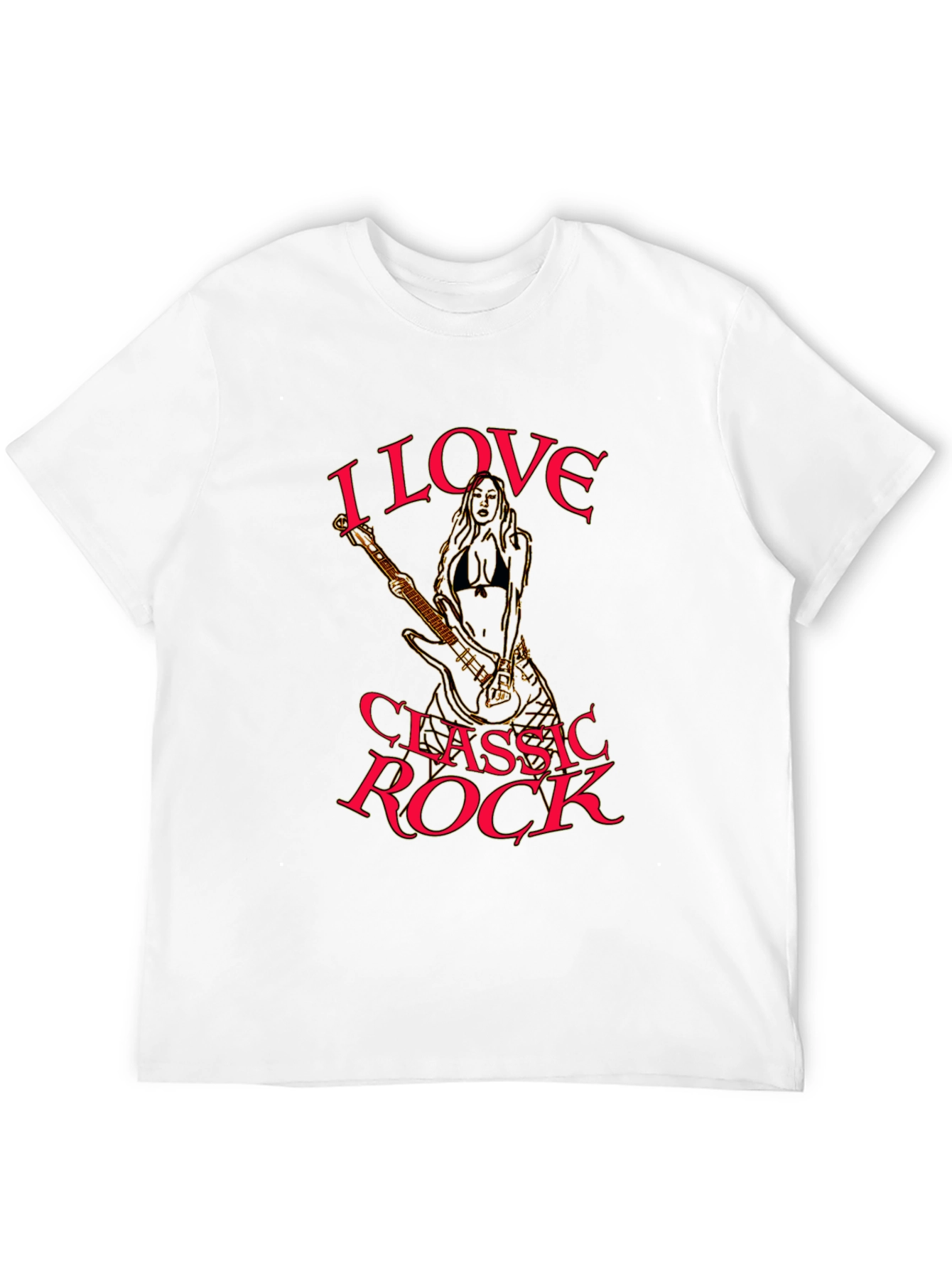 I Love Classic Rock Graphic T-Shirt