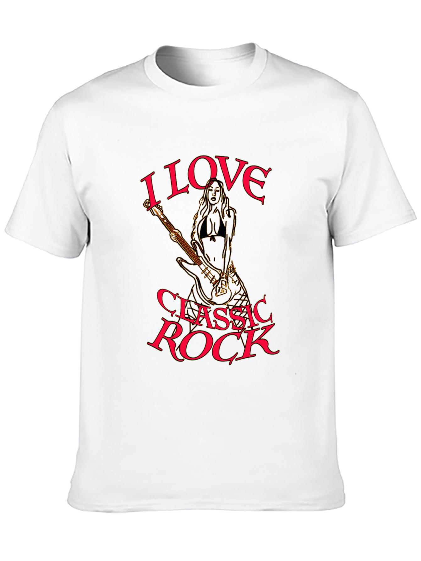 I Love Classic Rock Graphic T-Shirt