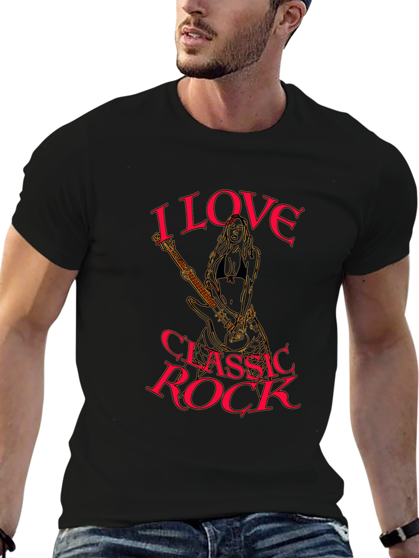 I Love Classic Rock Graphic T-Shirt