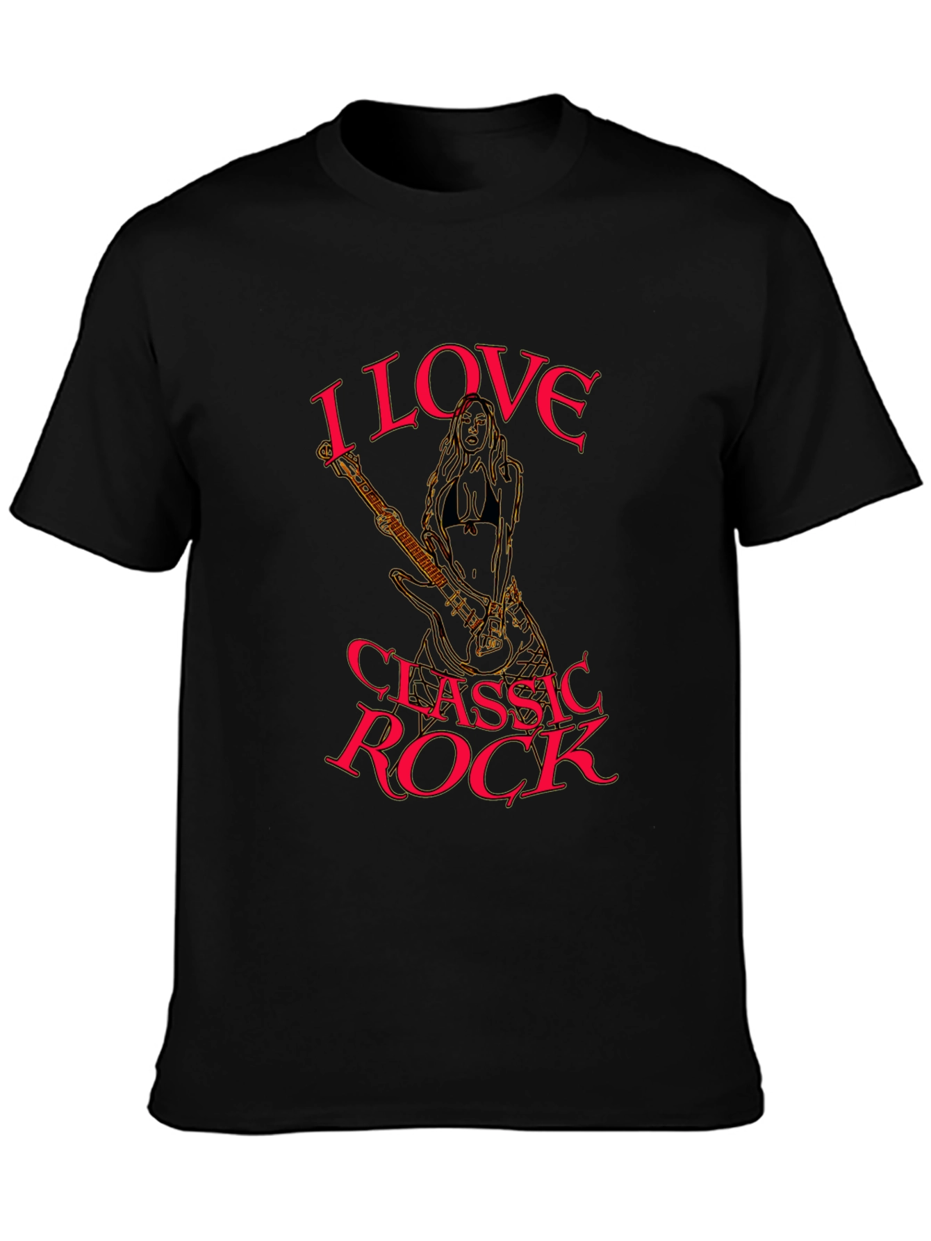 I Love Classic Rock Graphic T-Shirt