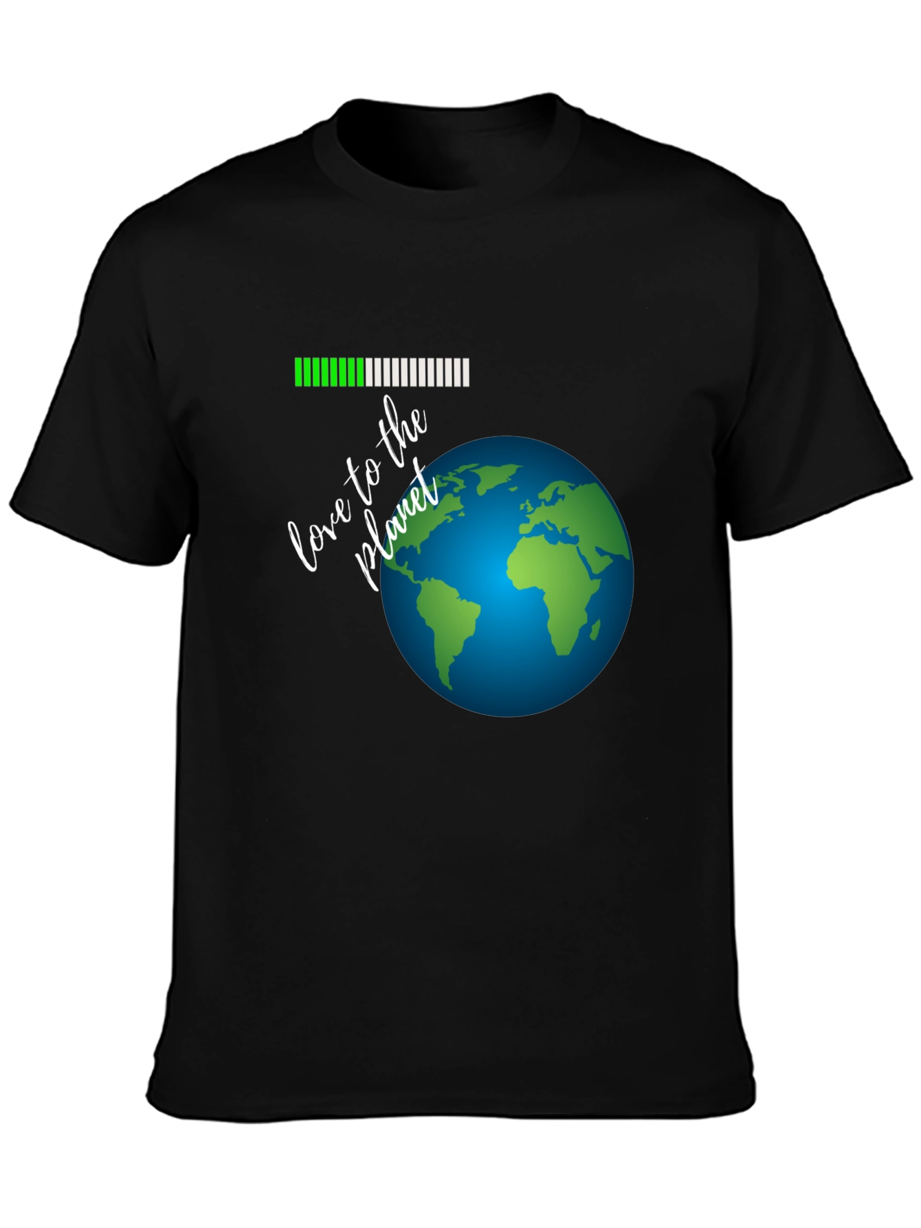 Love the Planet Earth Graphic Tee - Black