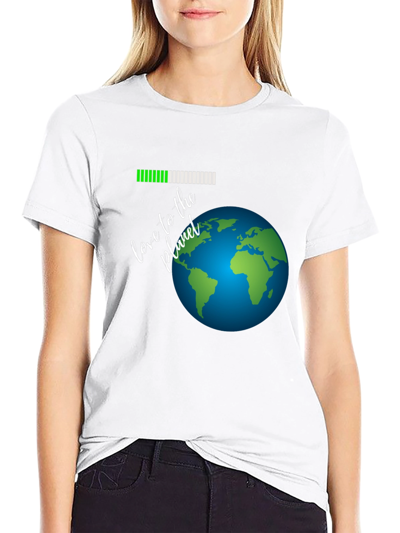 Love the Planet Earth Graphic Tee - Black
