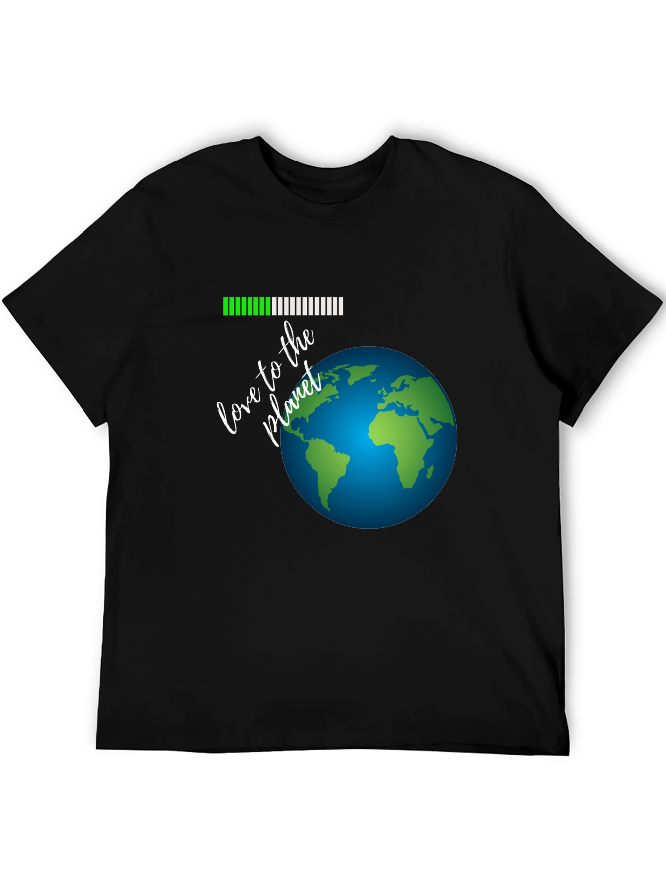 Love the Planet Earth Graphic Tee - Black