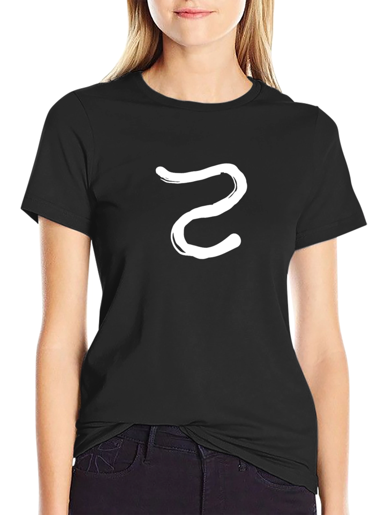 Abstract Symbol Black T-Shirt